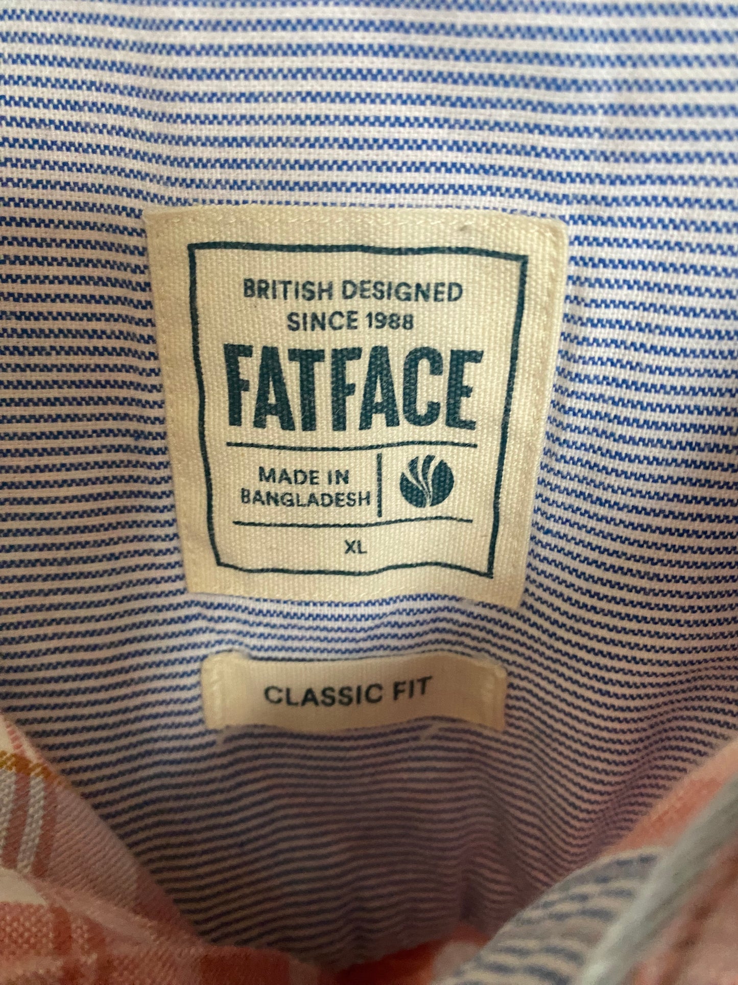 Fat Face Checked Shirt Size XL