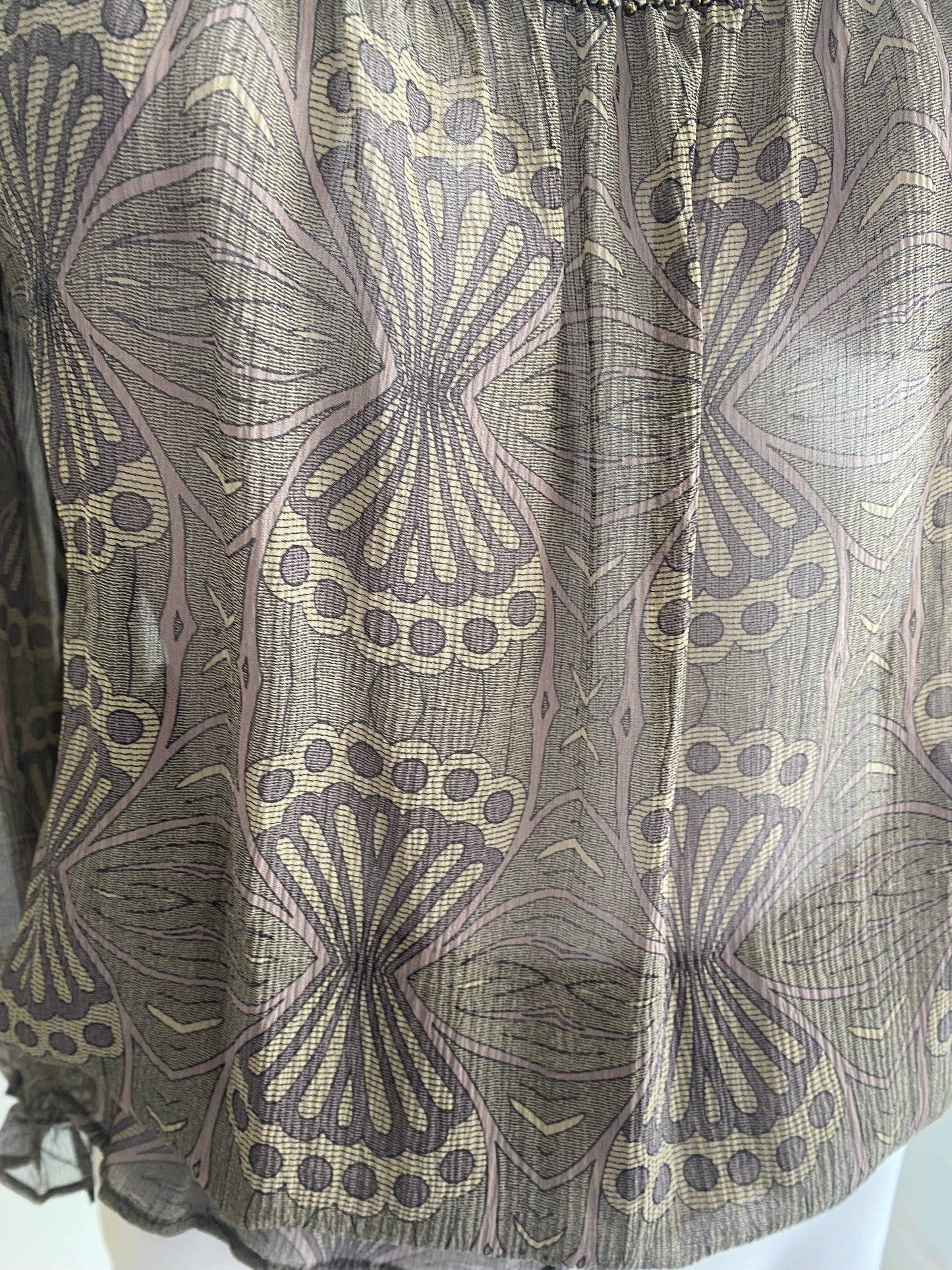 Ted Baker top size 8 silk