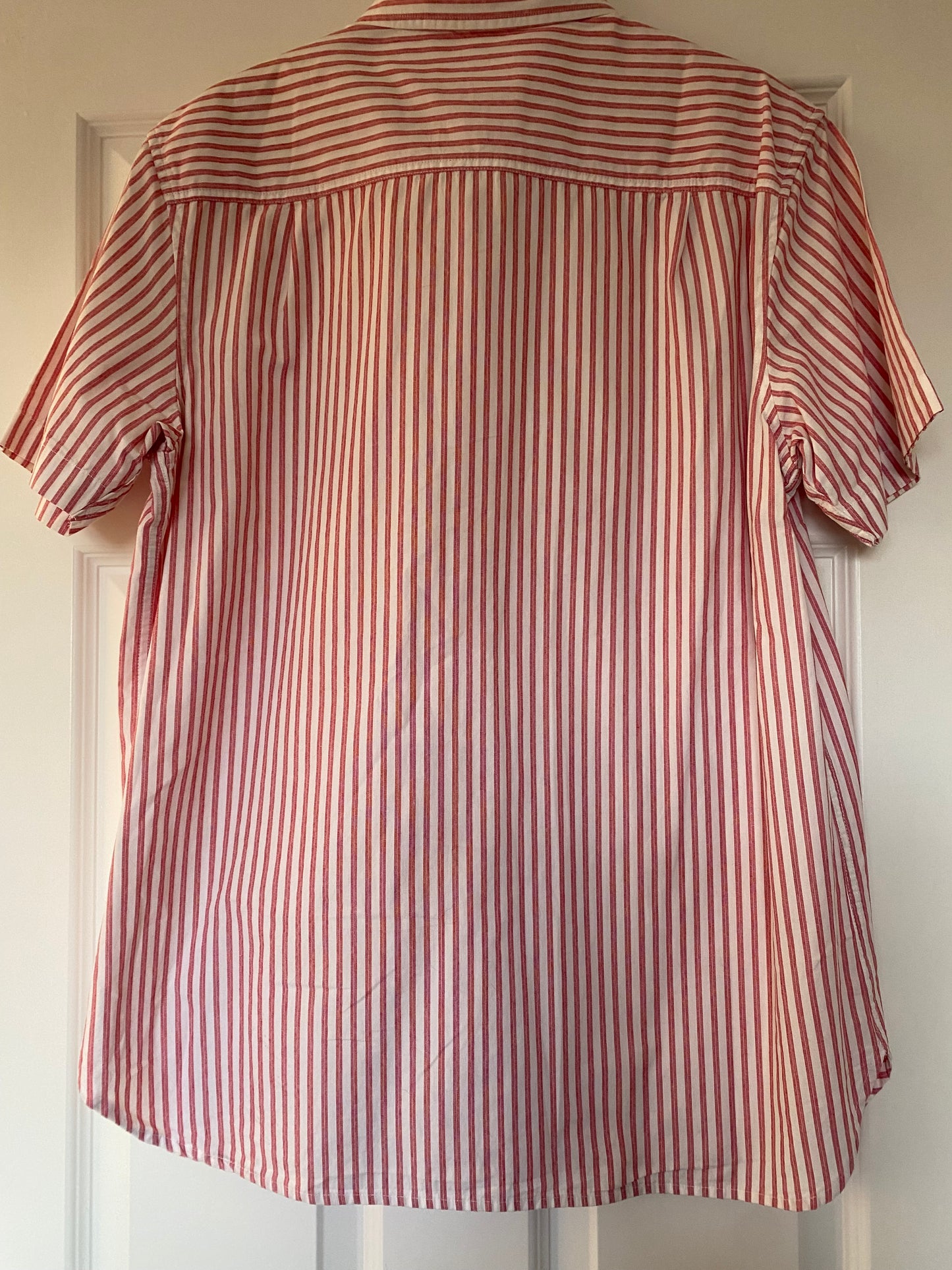 White Stuff Red Striped Shirt Size Medium