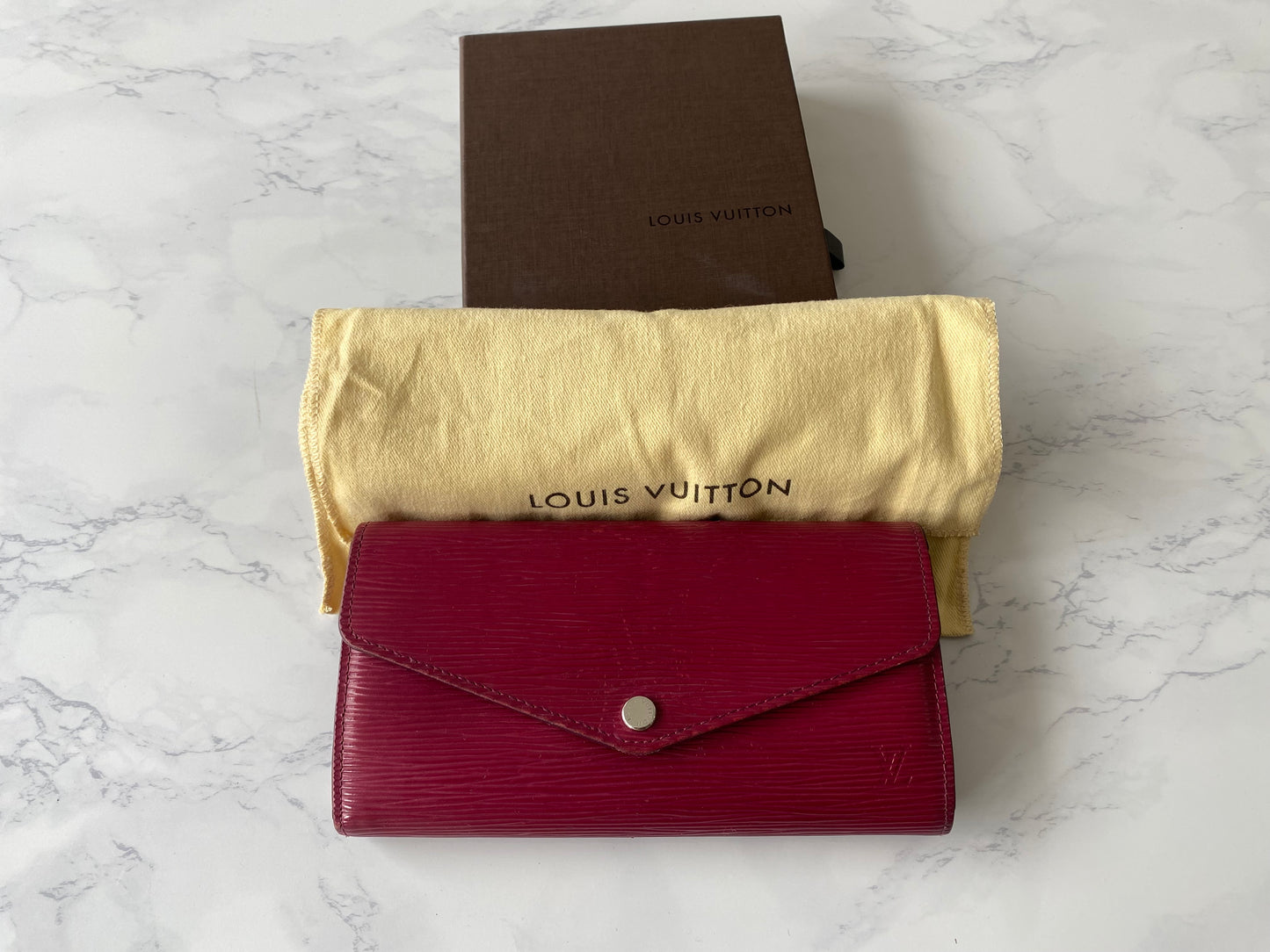 Louis Vuitton Sarah Wallet Epi Leather