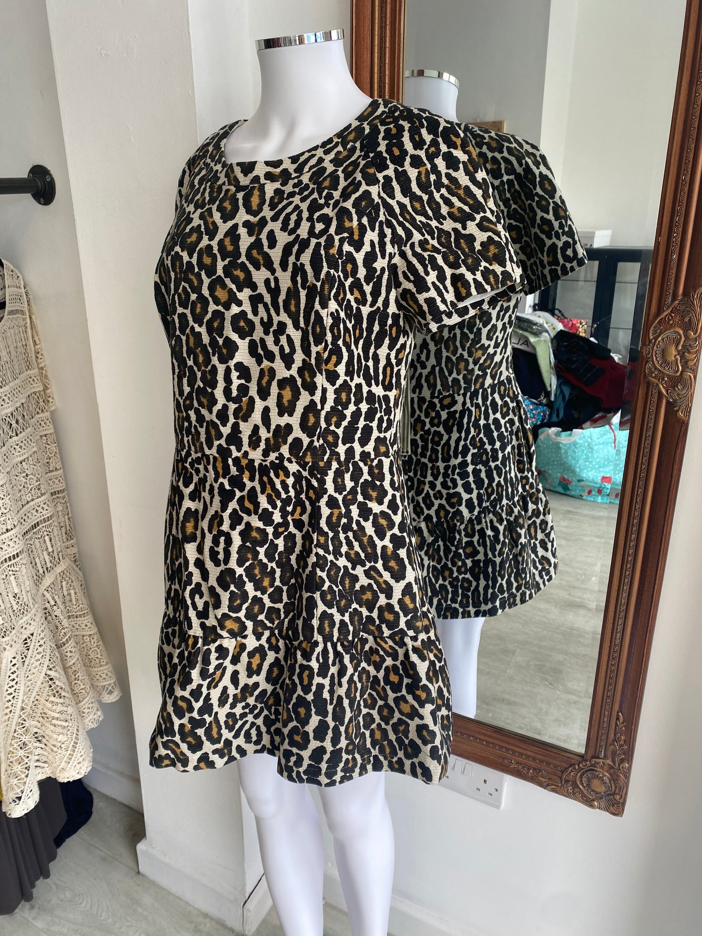 Sea New York leopard print dress size 12