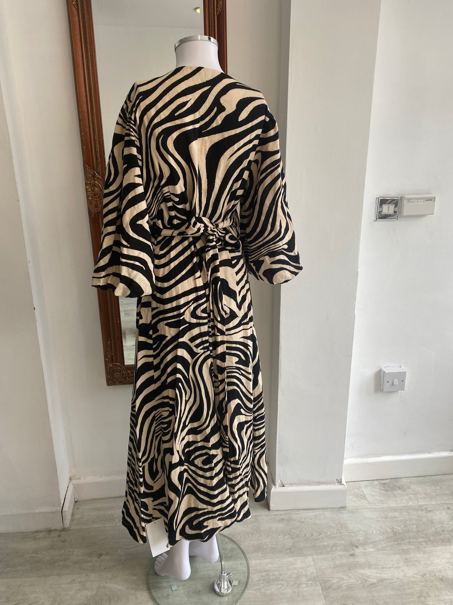 Nobody’s Child zebra print dress size 14 new