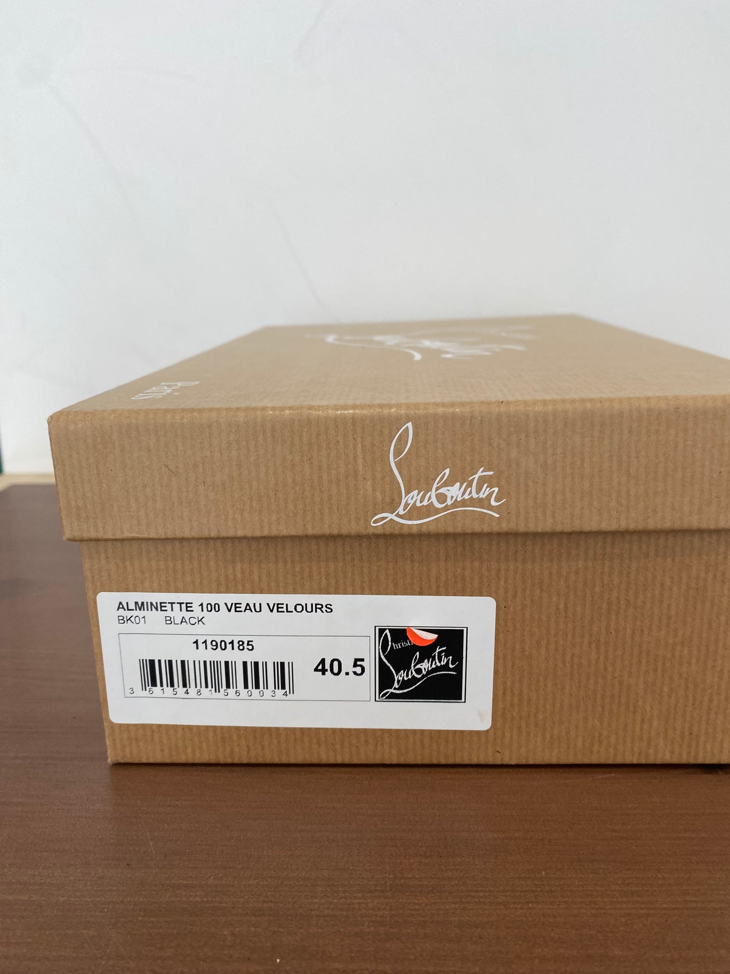 Christian Louboutin Black Suede Heels Size 7.5