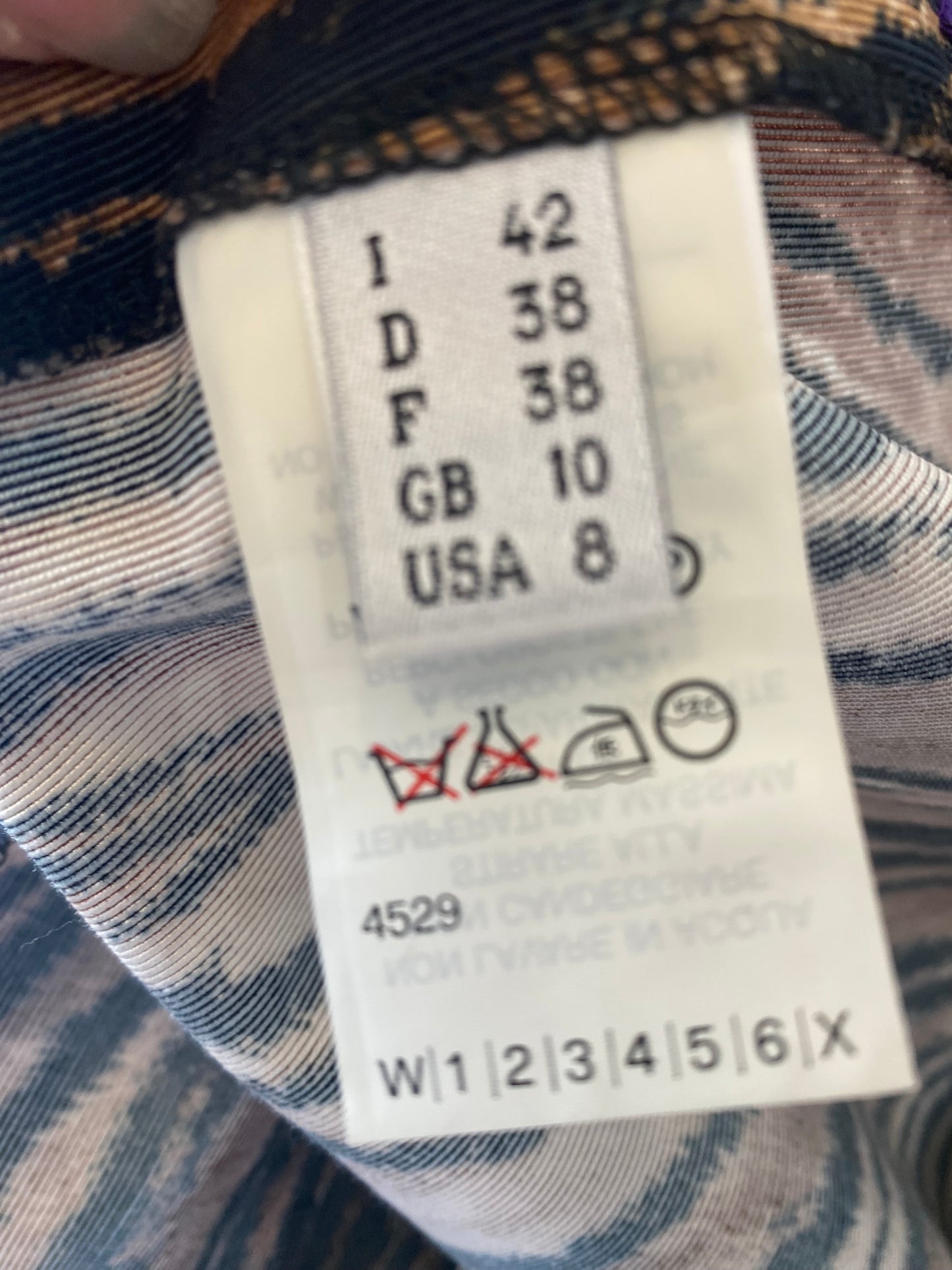 Future Ozbek tiger print suit size 10