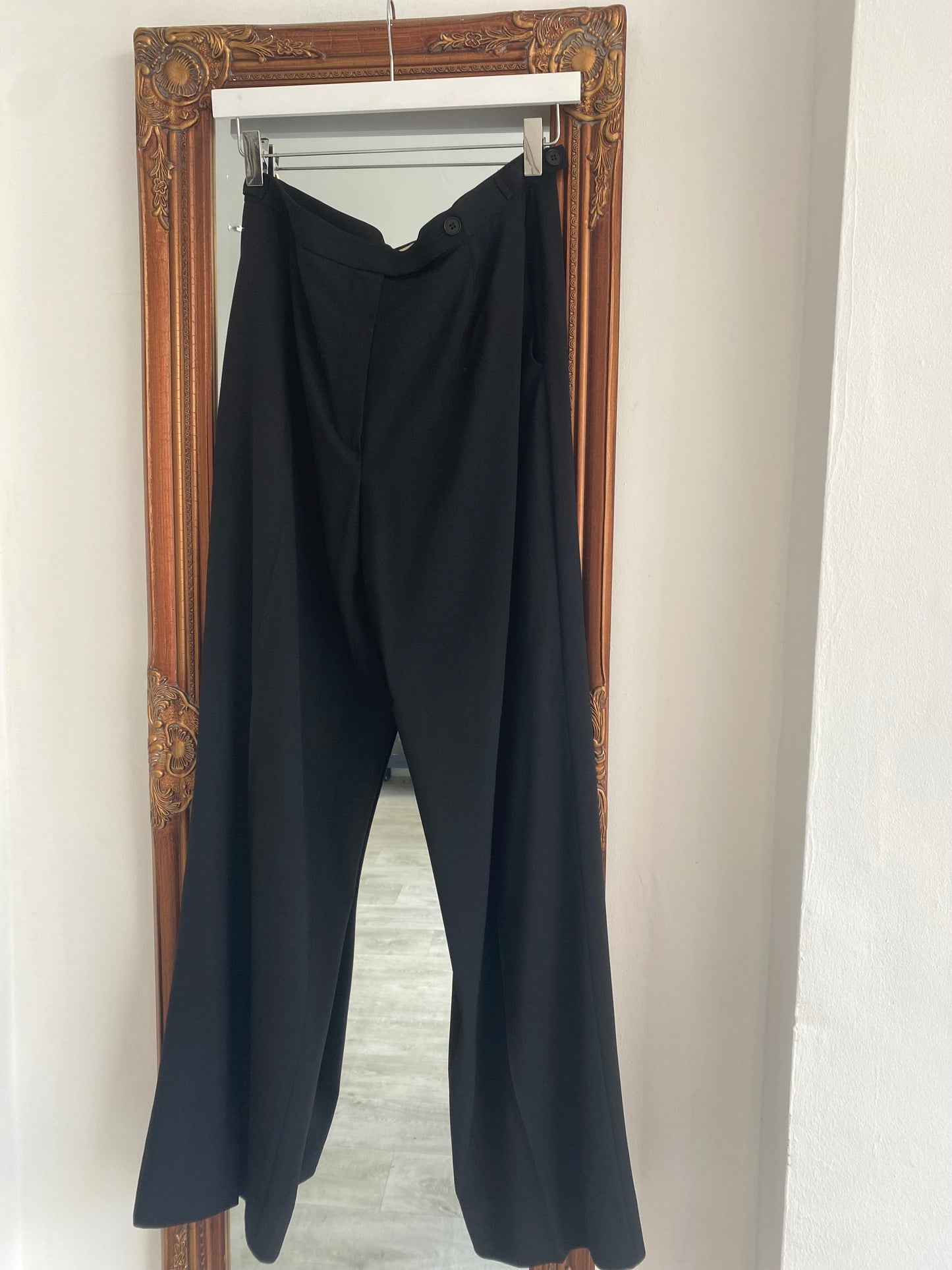 Emporio Armani Black Trouser Suit Size 10