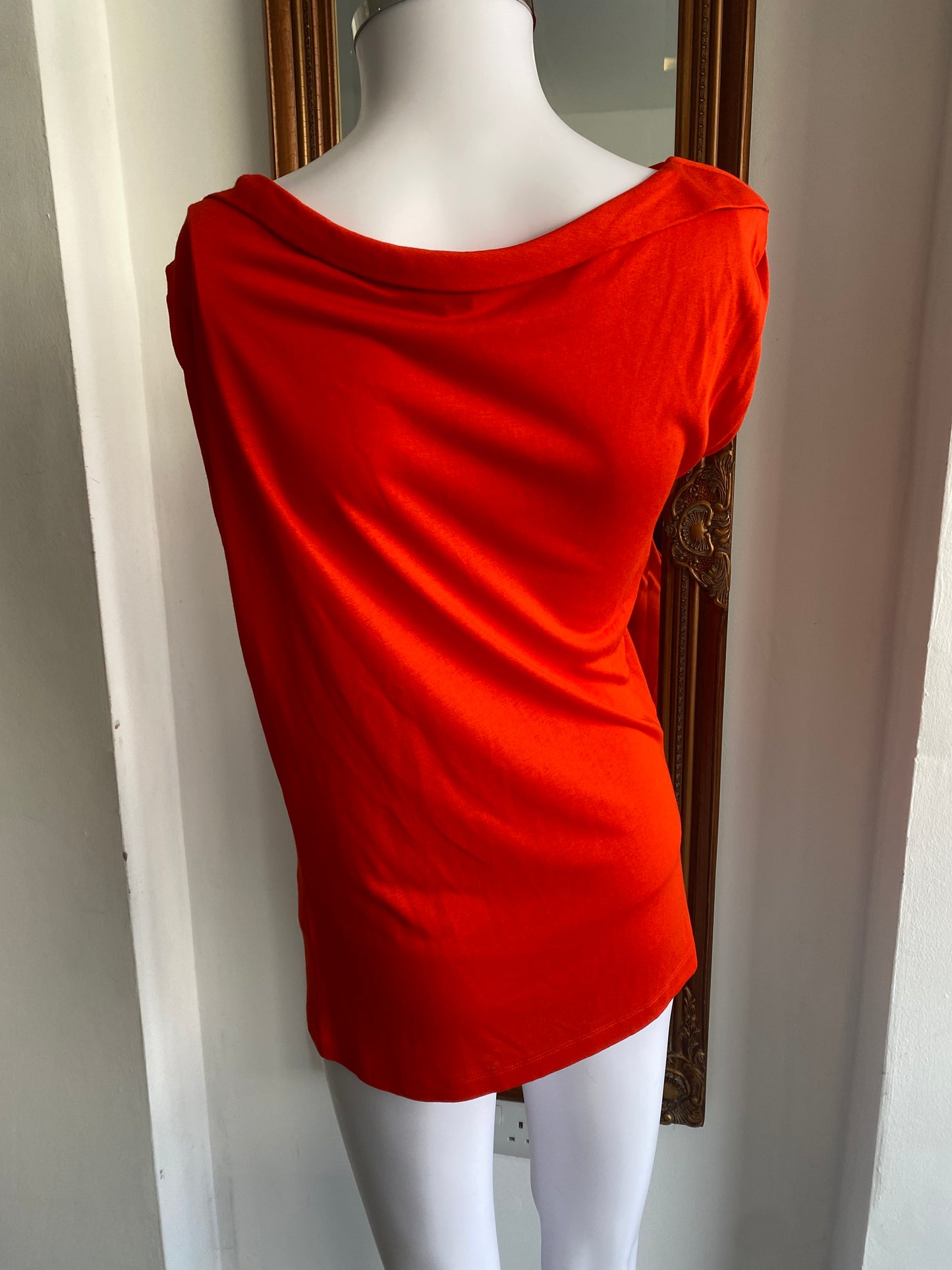LK Bennett burnt orange top size 8-10