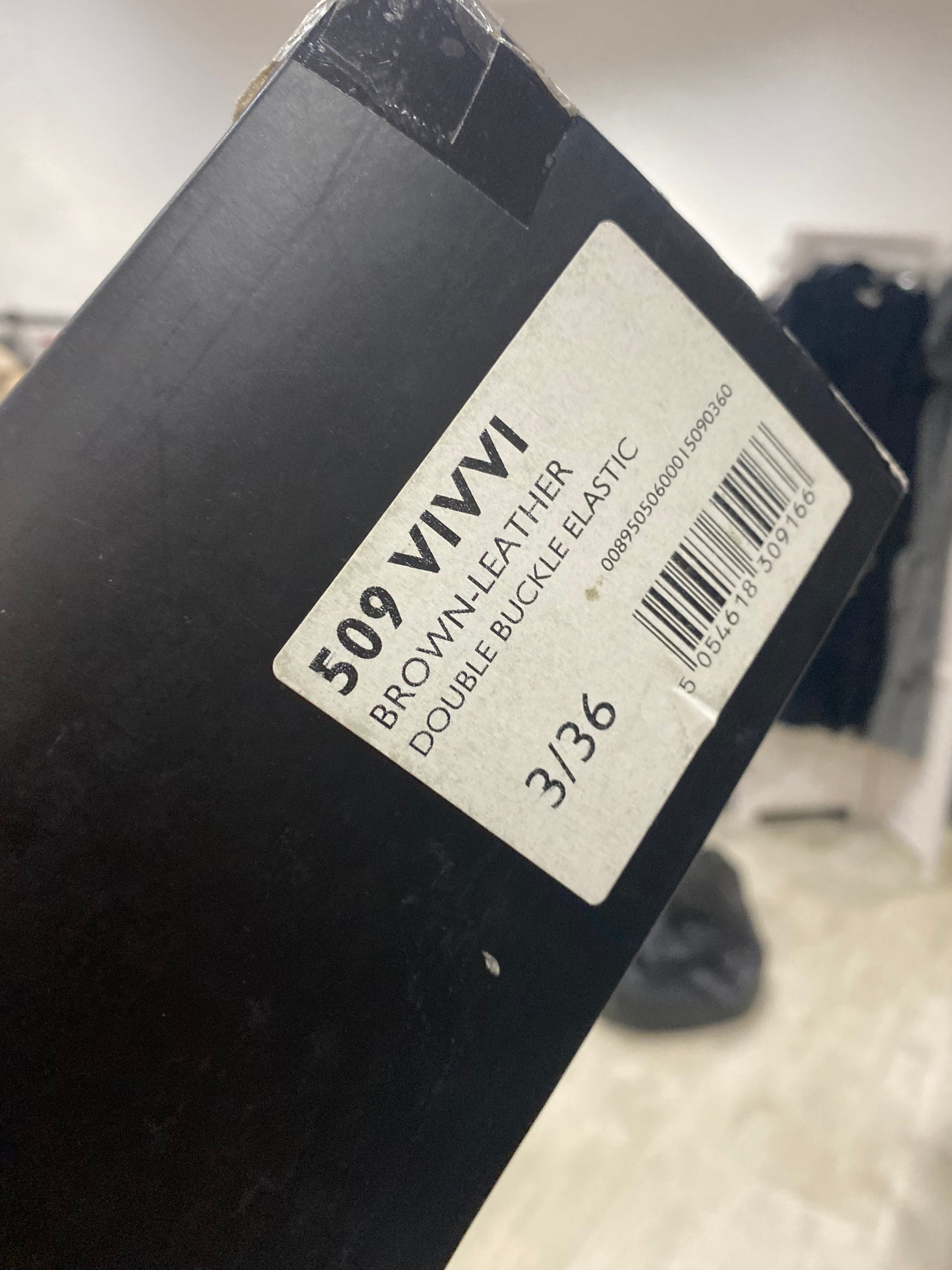 Dune Dark Brown Knee High Leather Vivvi Boots Size 3