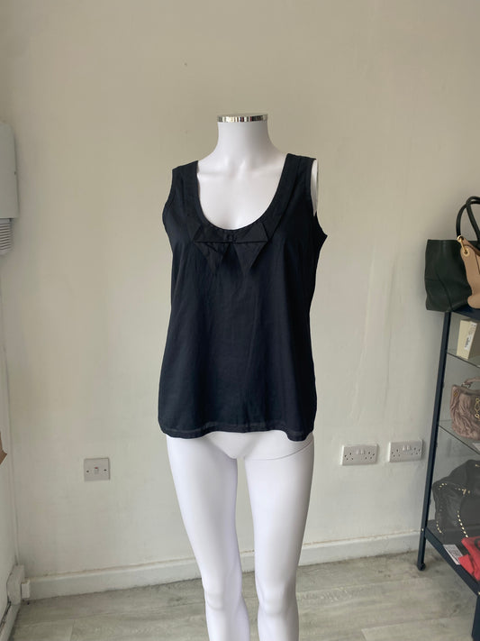 Twenty 8 Twelve by Sienna Miller Black Knot Detail Top Size 10