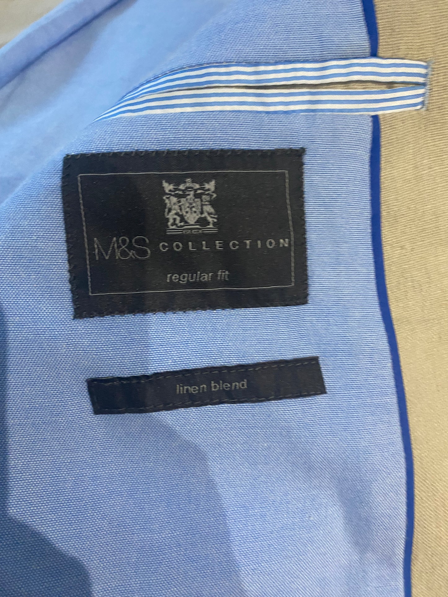 Marks and Spencer Linen Blend Suit