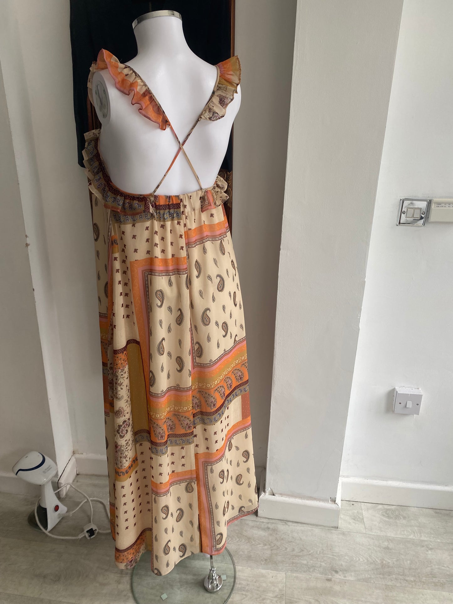 Zara paisley print dress size 10