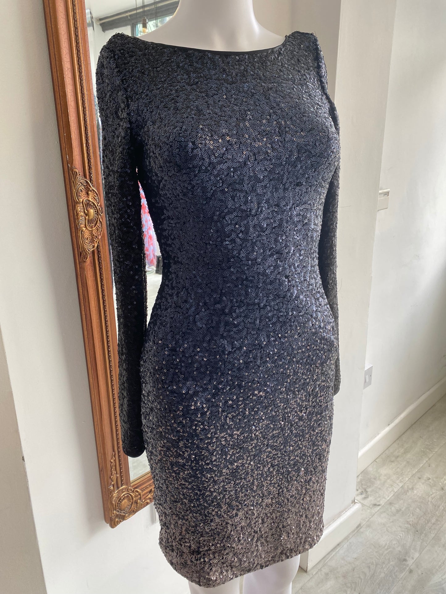 Coast ombré sequin dress size 8