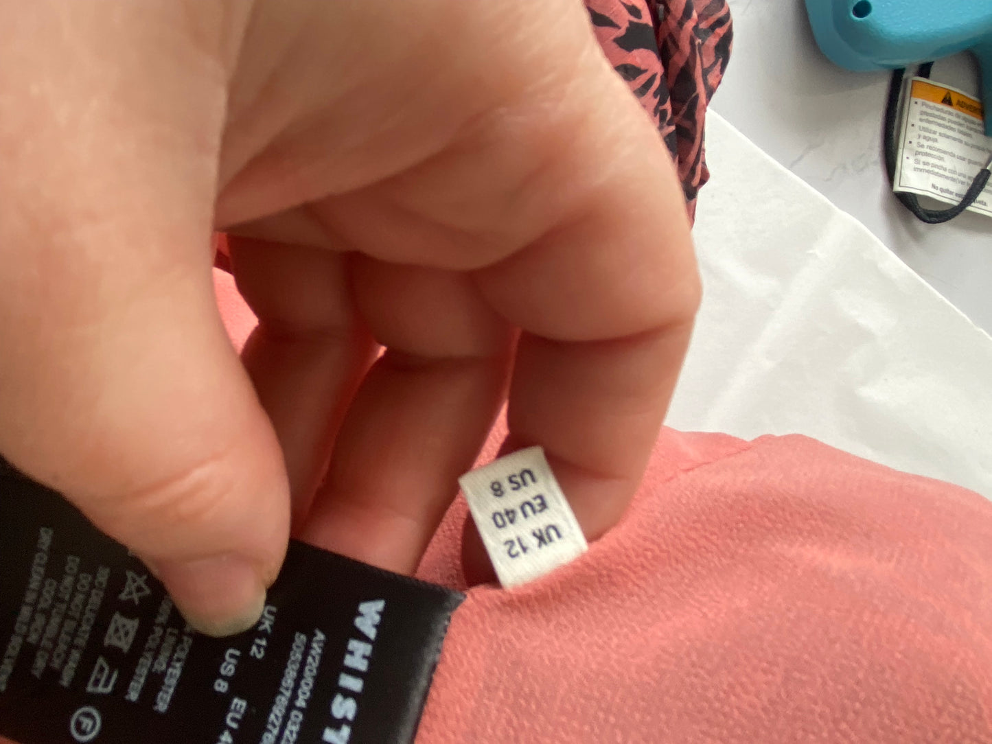 Whistles Brown Animal Print Maxi Dress Size 14