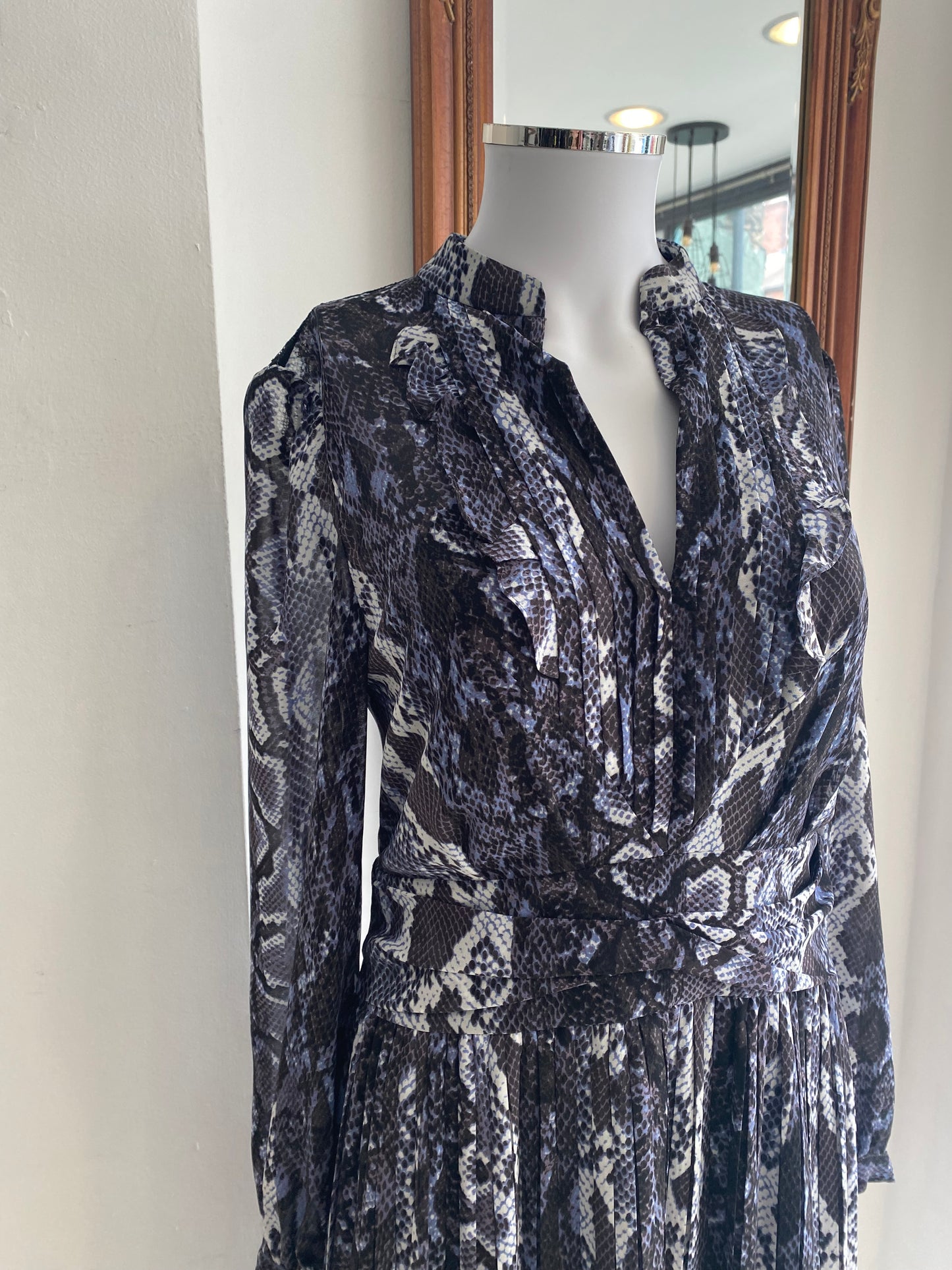 Karen Millen snake print dress size 12