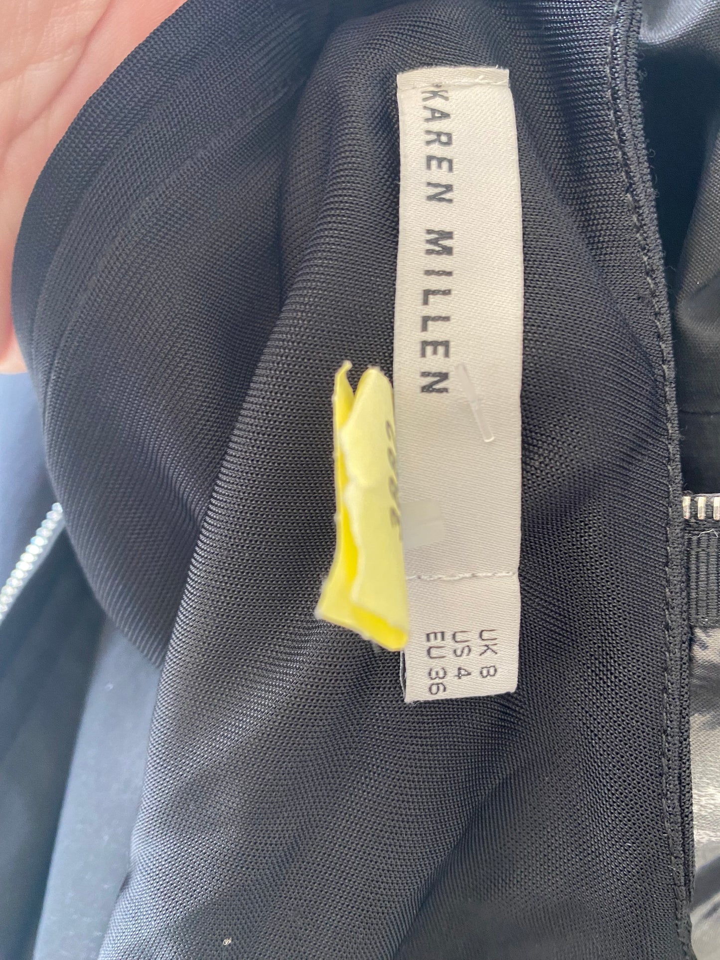 Karen Millen feather print dress size 8