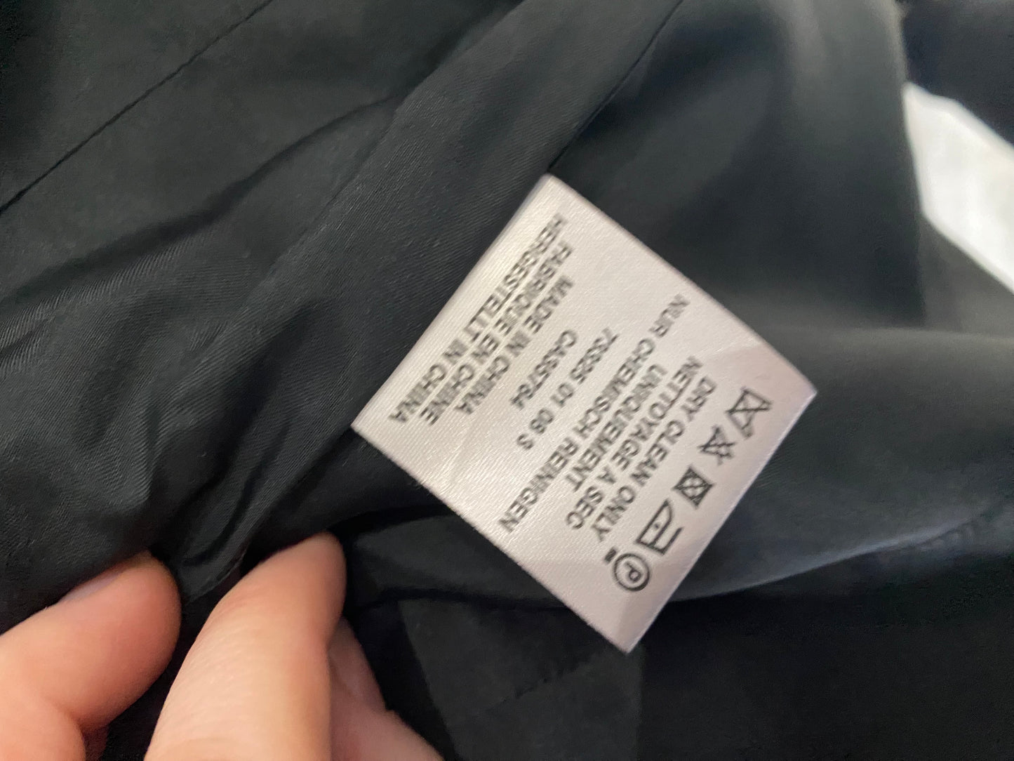 Planet Black Trench Coat Size 8