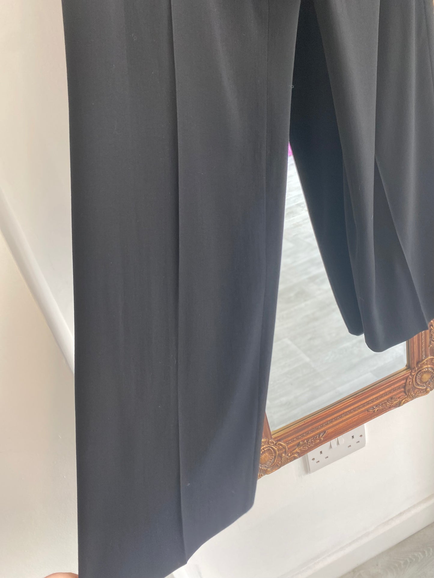 Emporio Armani Black Trouser Suit Size 10