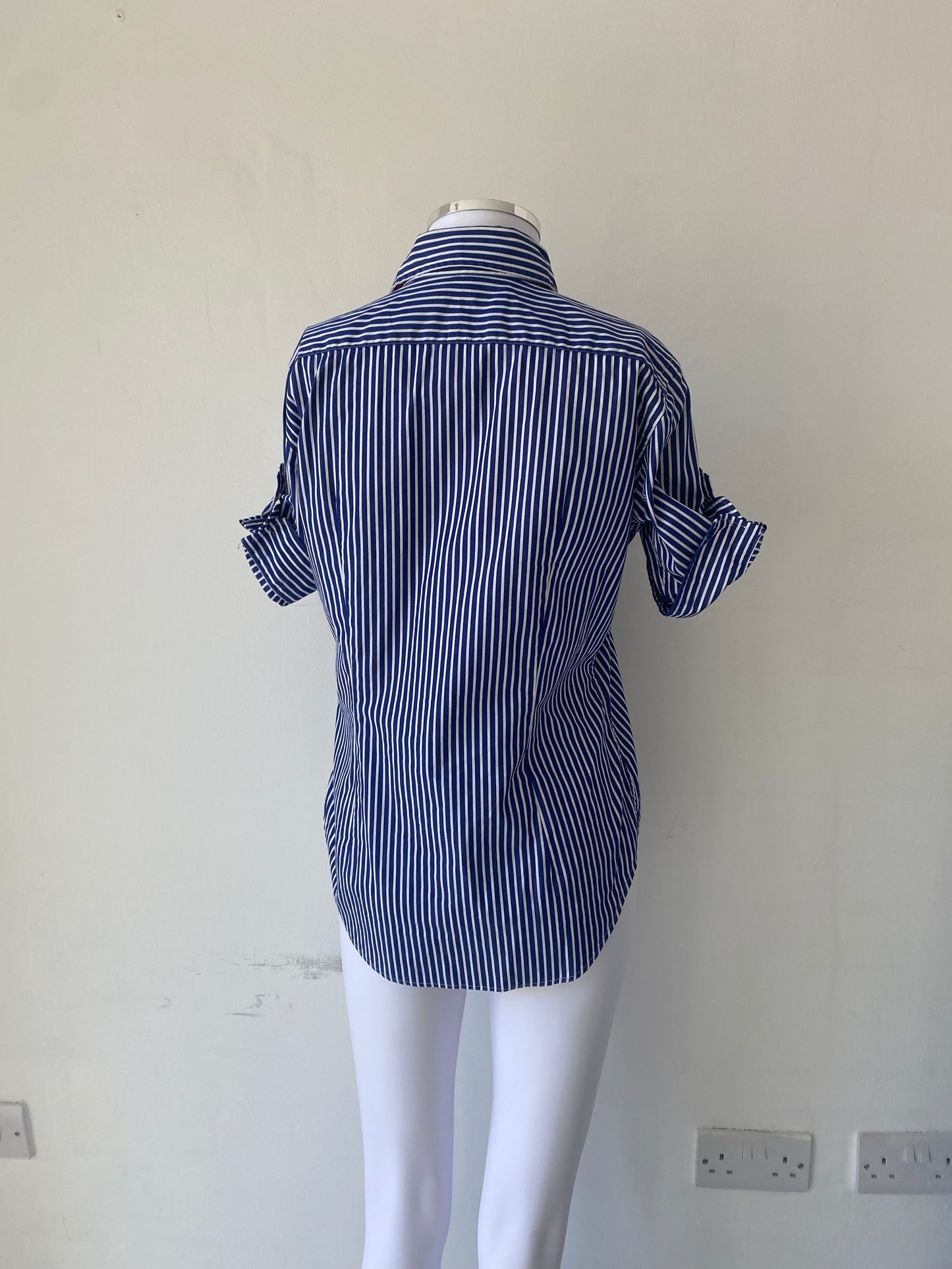 Ralph Lauren Sport Striped Shirt Blue/Pink Size 8-10