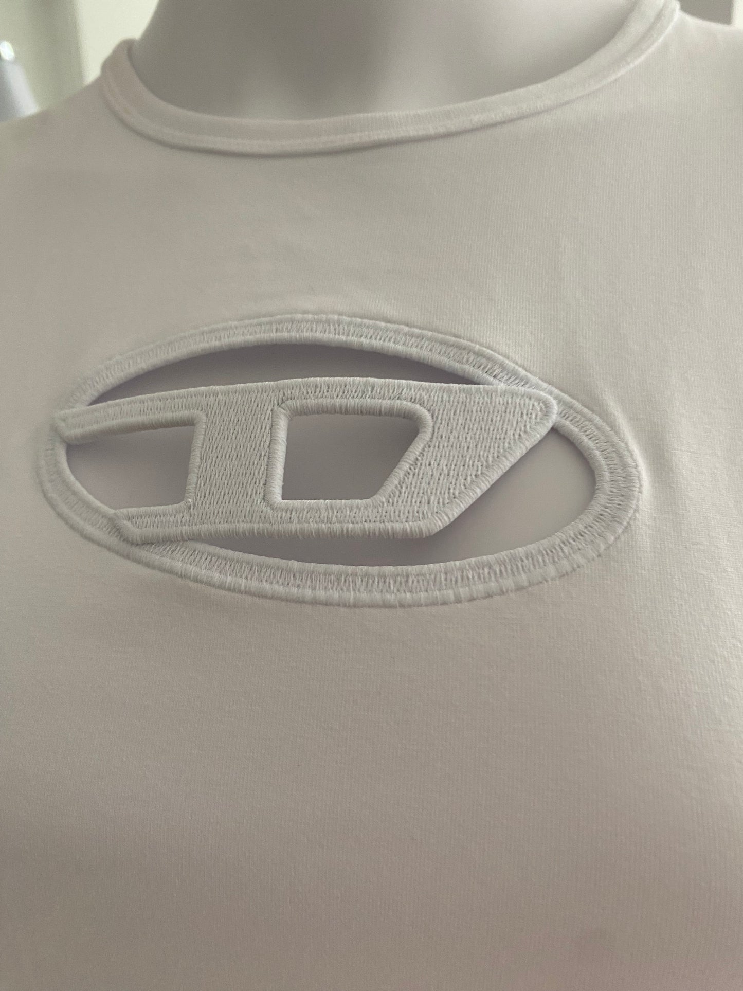 Diesel white tshirt size 8