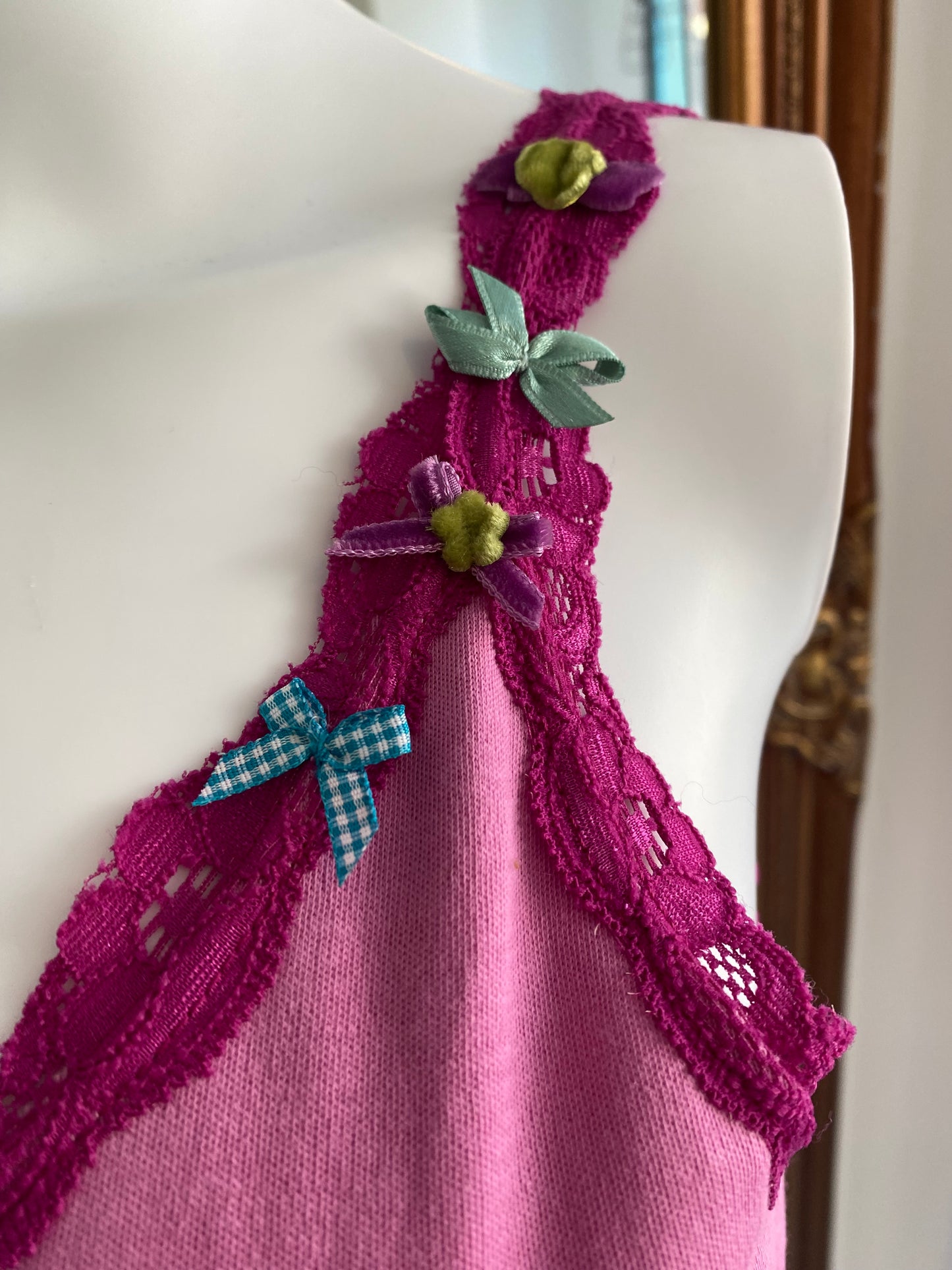 Avoca Anthology pink vest top size 12