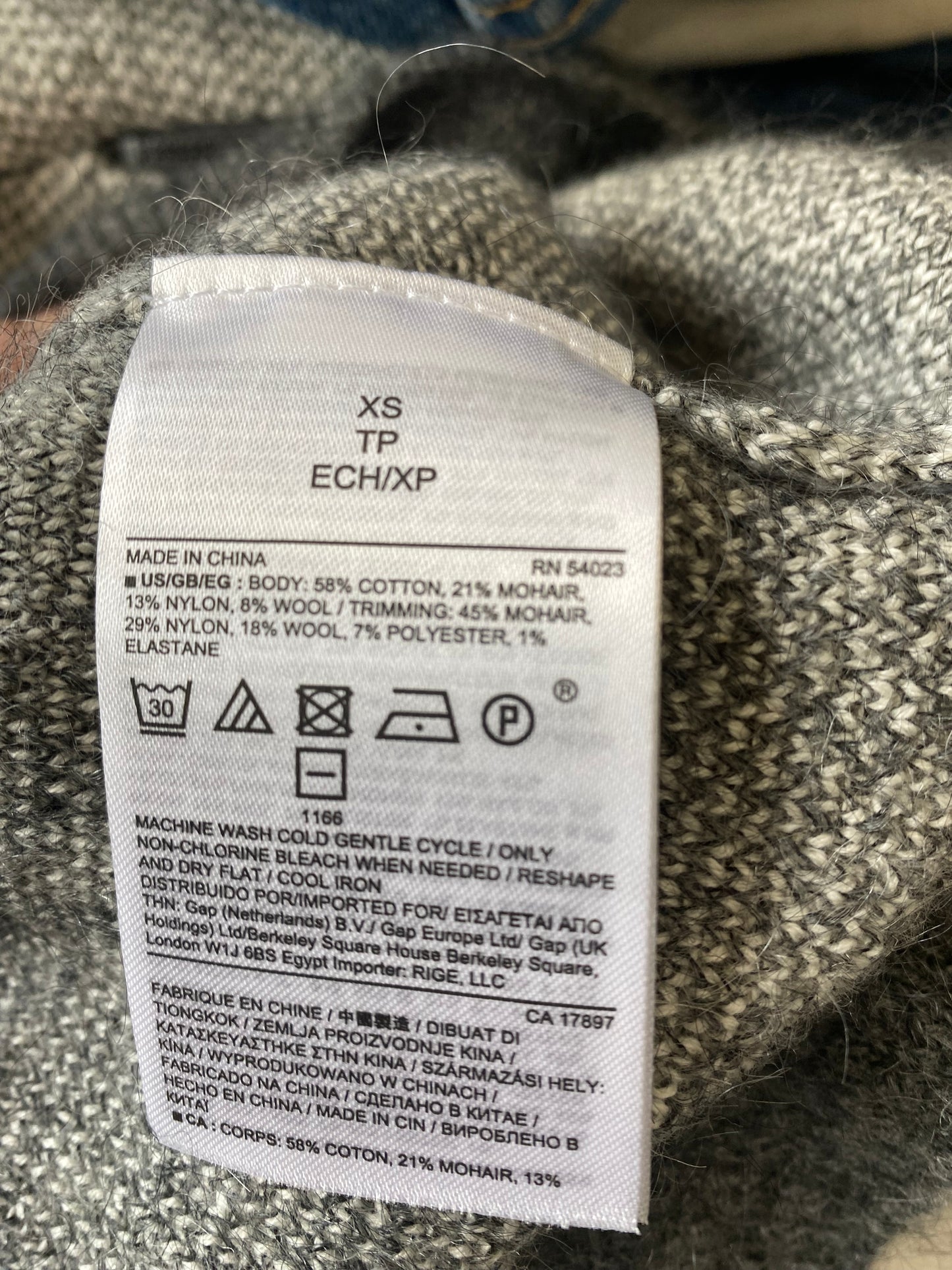 Banana Republic checked knitted dress size 8-10