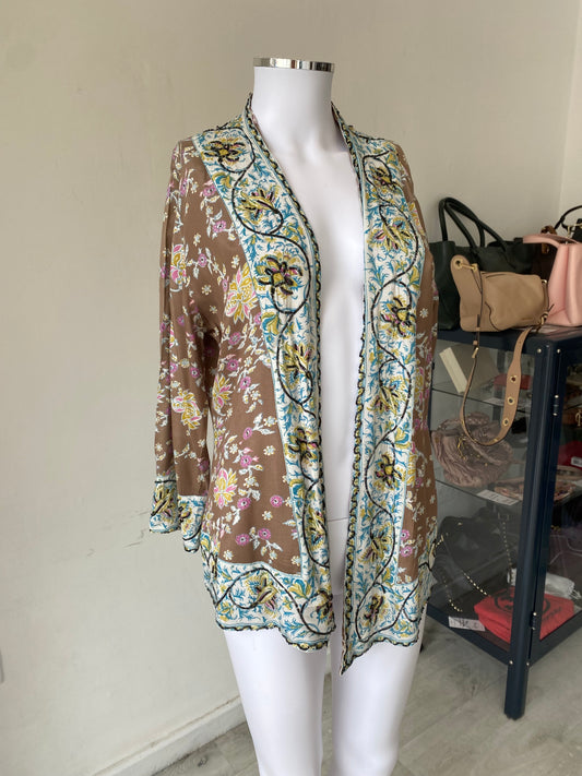 Day Birger and Mikkelson Light Beaded Jacket Size 14-16