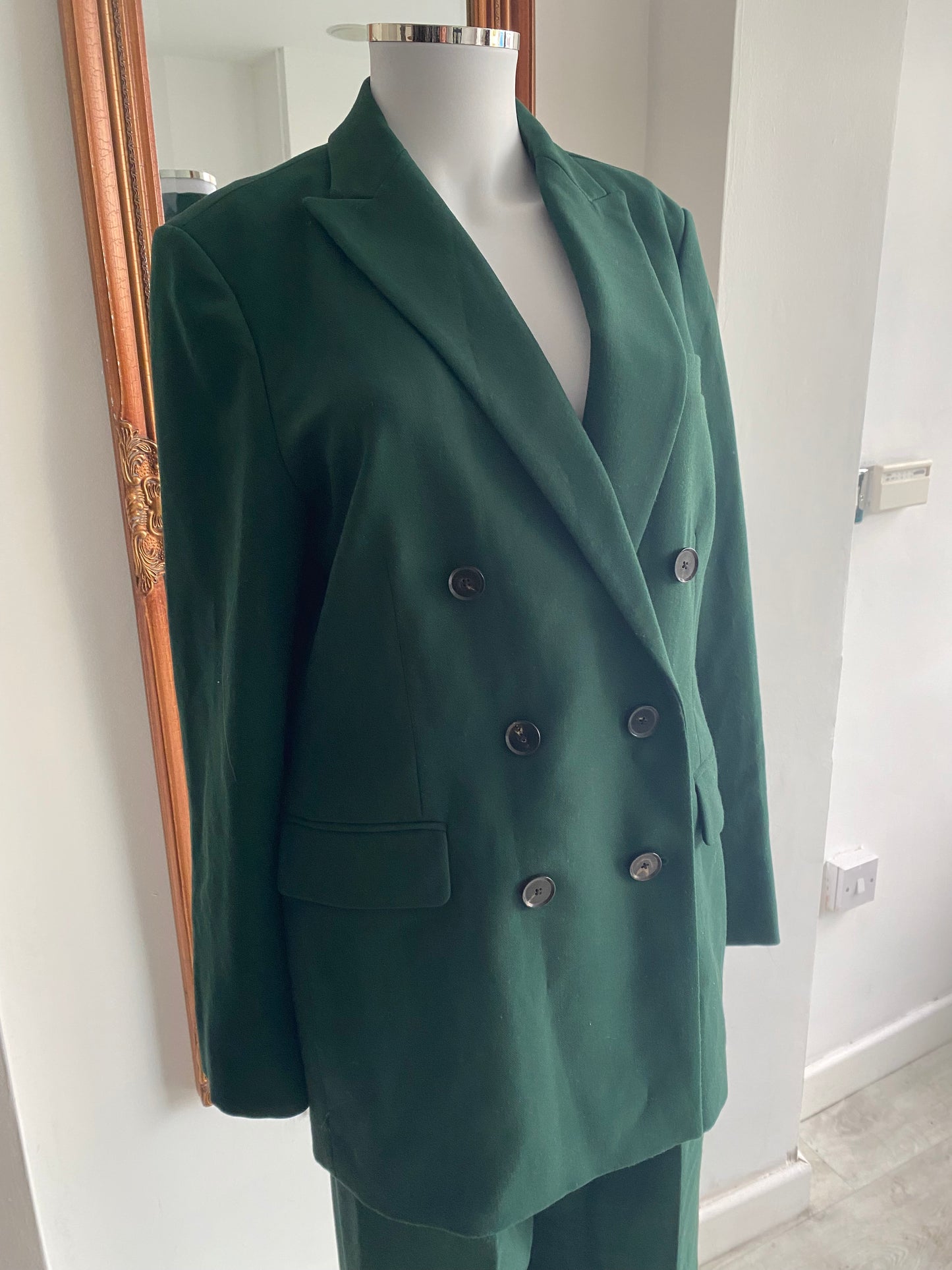 Zara Green Trouser Suit Size 10