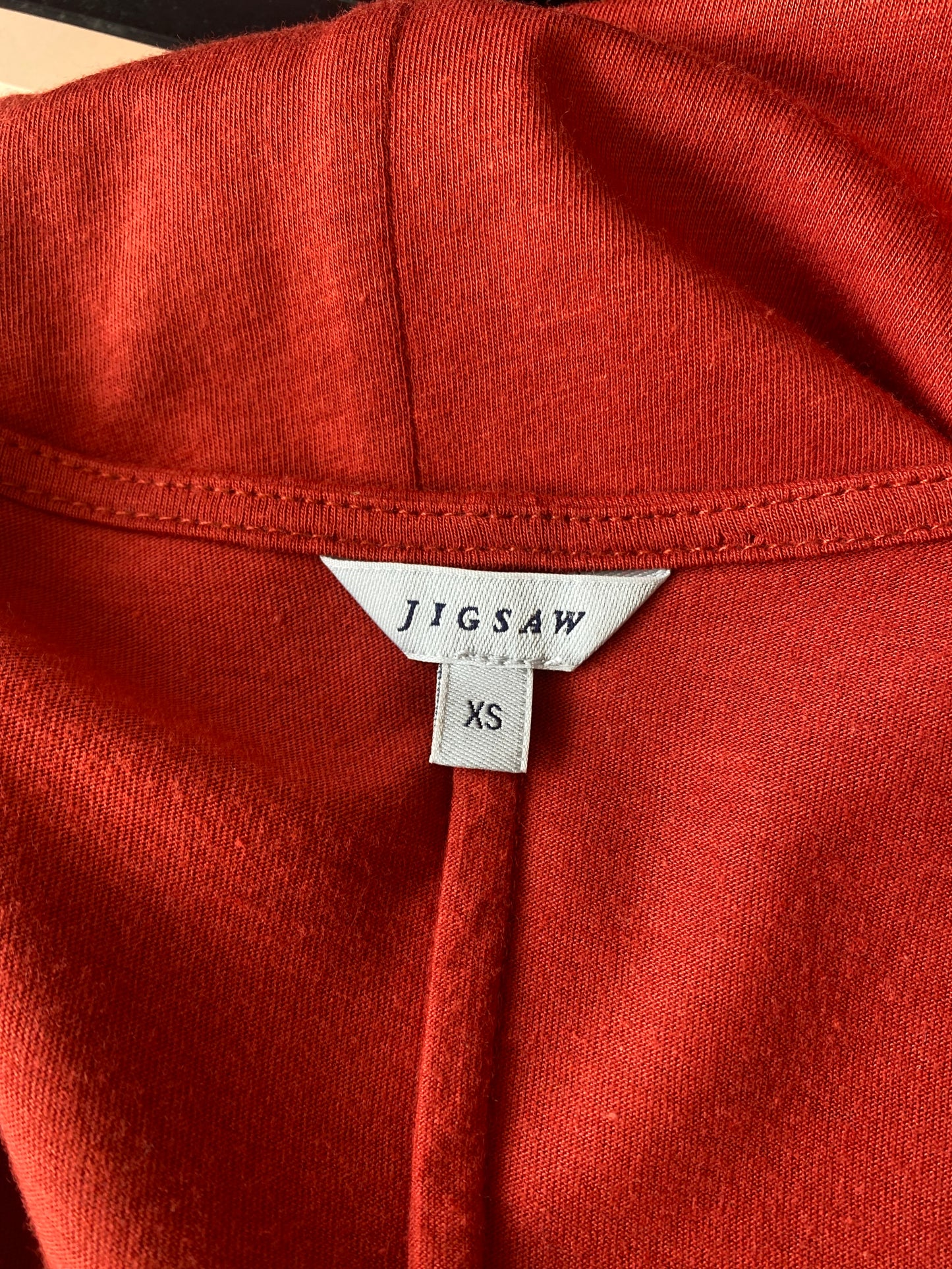 Jigsaw Burnt Orange Top Size XS 6-8