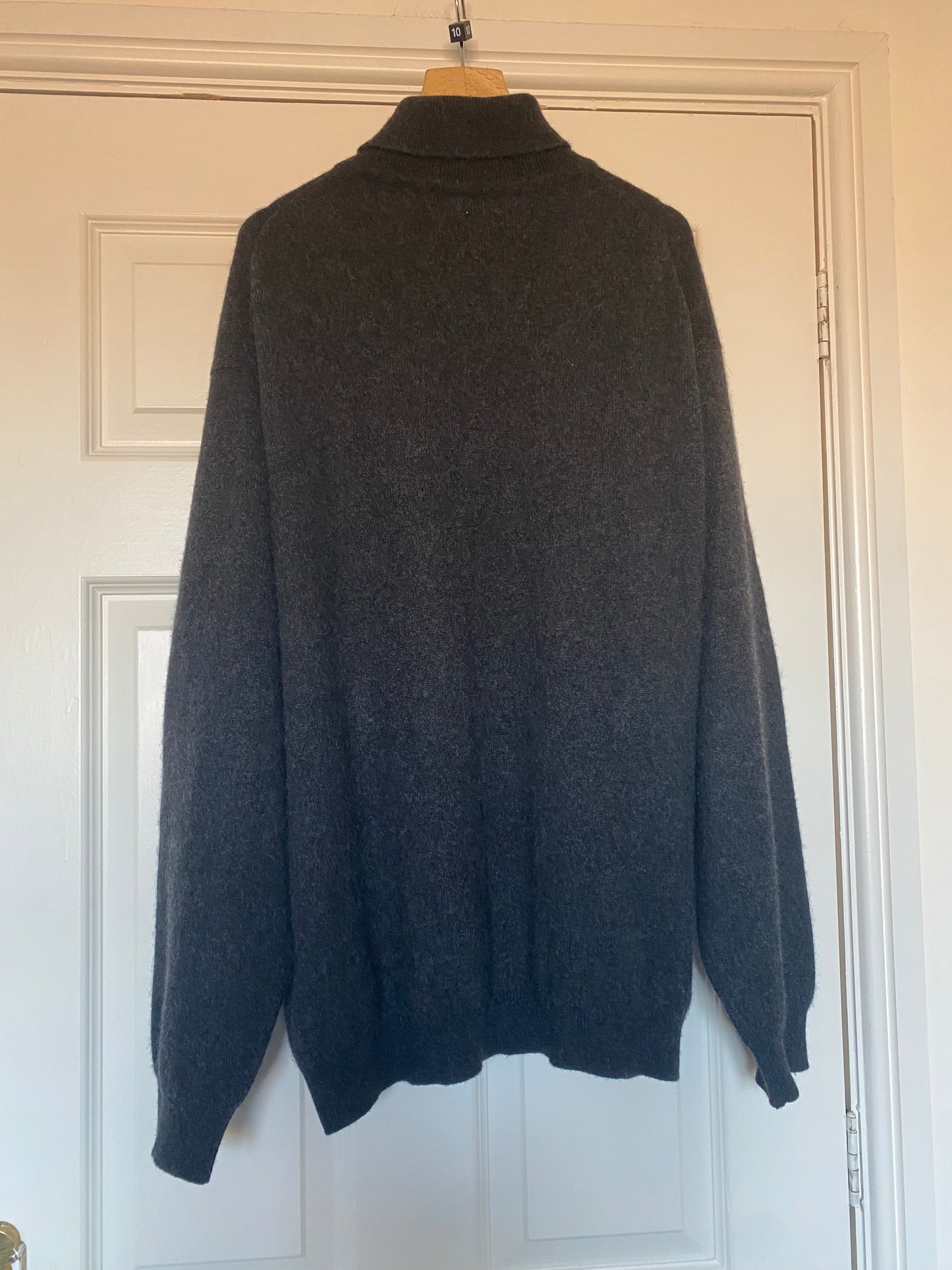 Marks and Spencer 100% Cashmere Charcoal Jumper Size XL