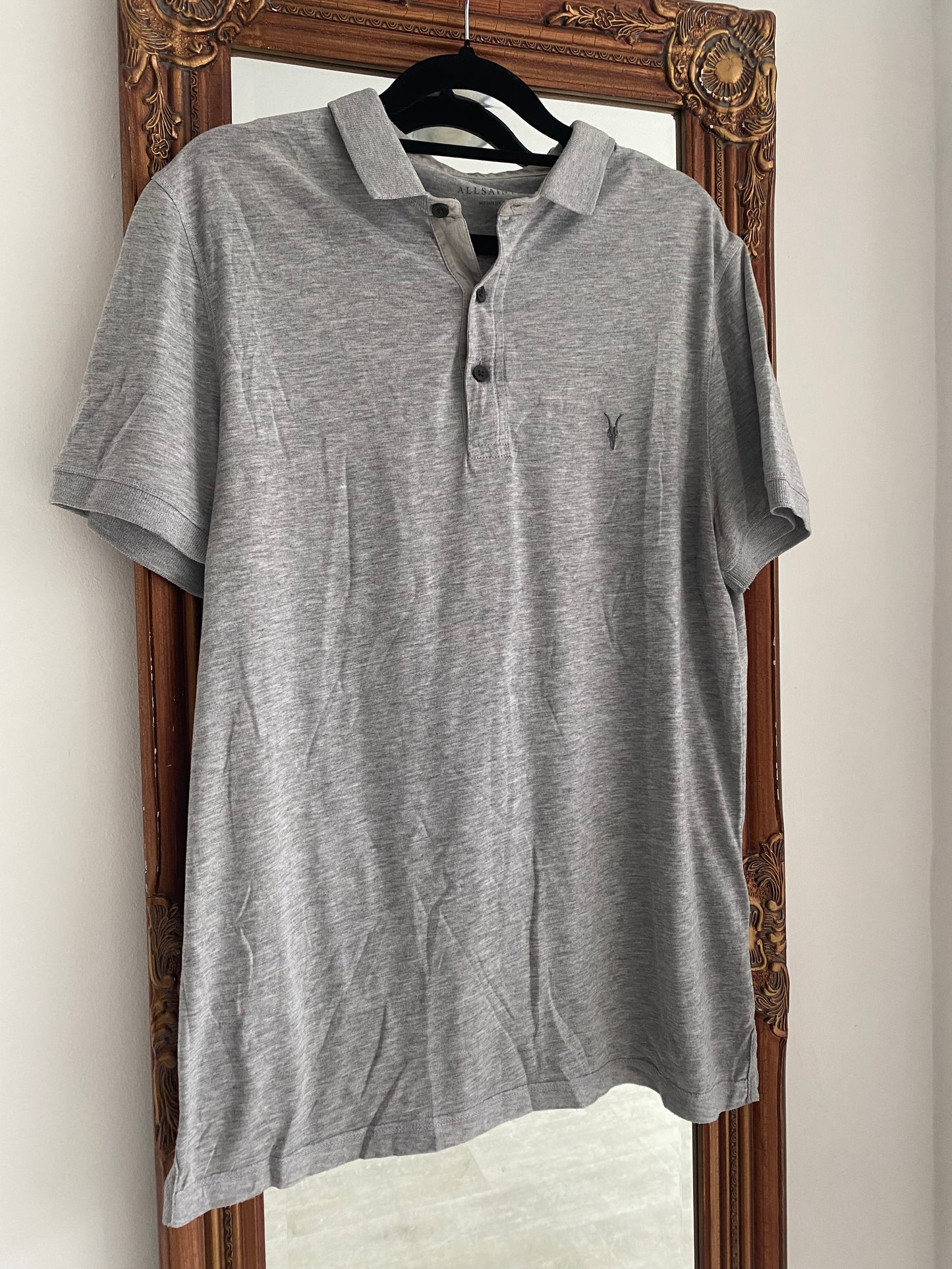 All Saints Grey Tshirt Size Medium