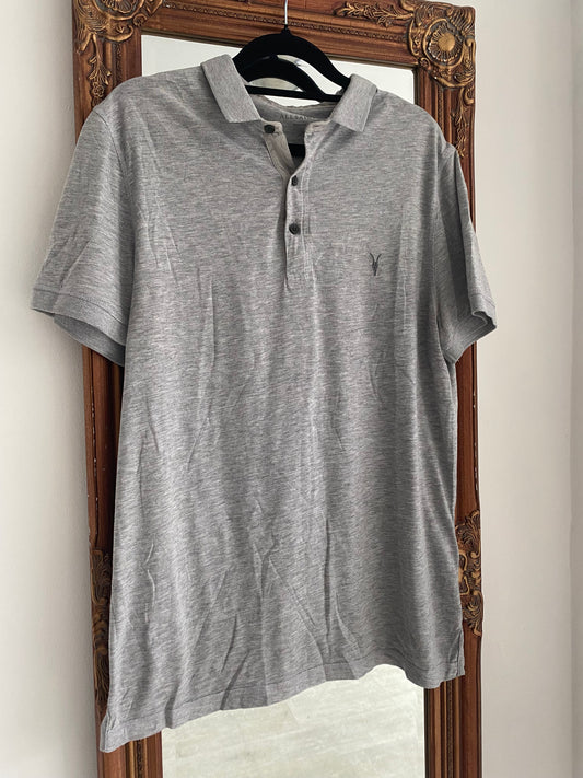 All Saints Grey Tshirt Size Medium