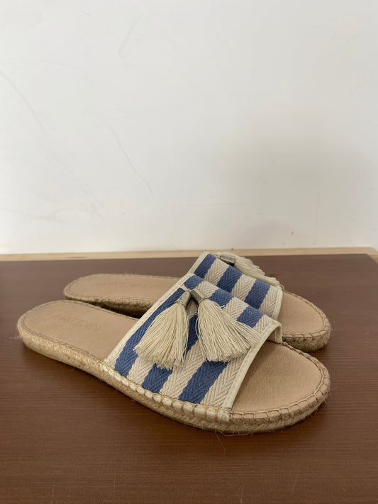Marc Cain Striped Fabric Sliders Size 6