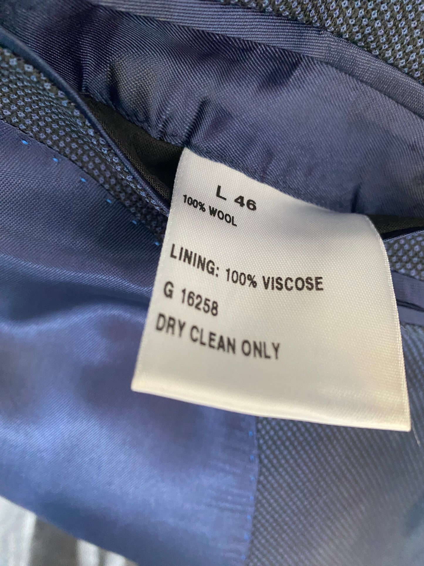 Charles Tyrwhitt Blue Suit Size XL