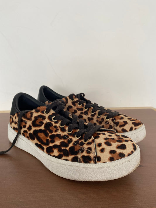 Karen Millen Leopard Print Trainers Size 4