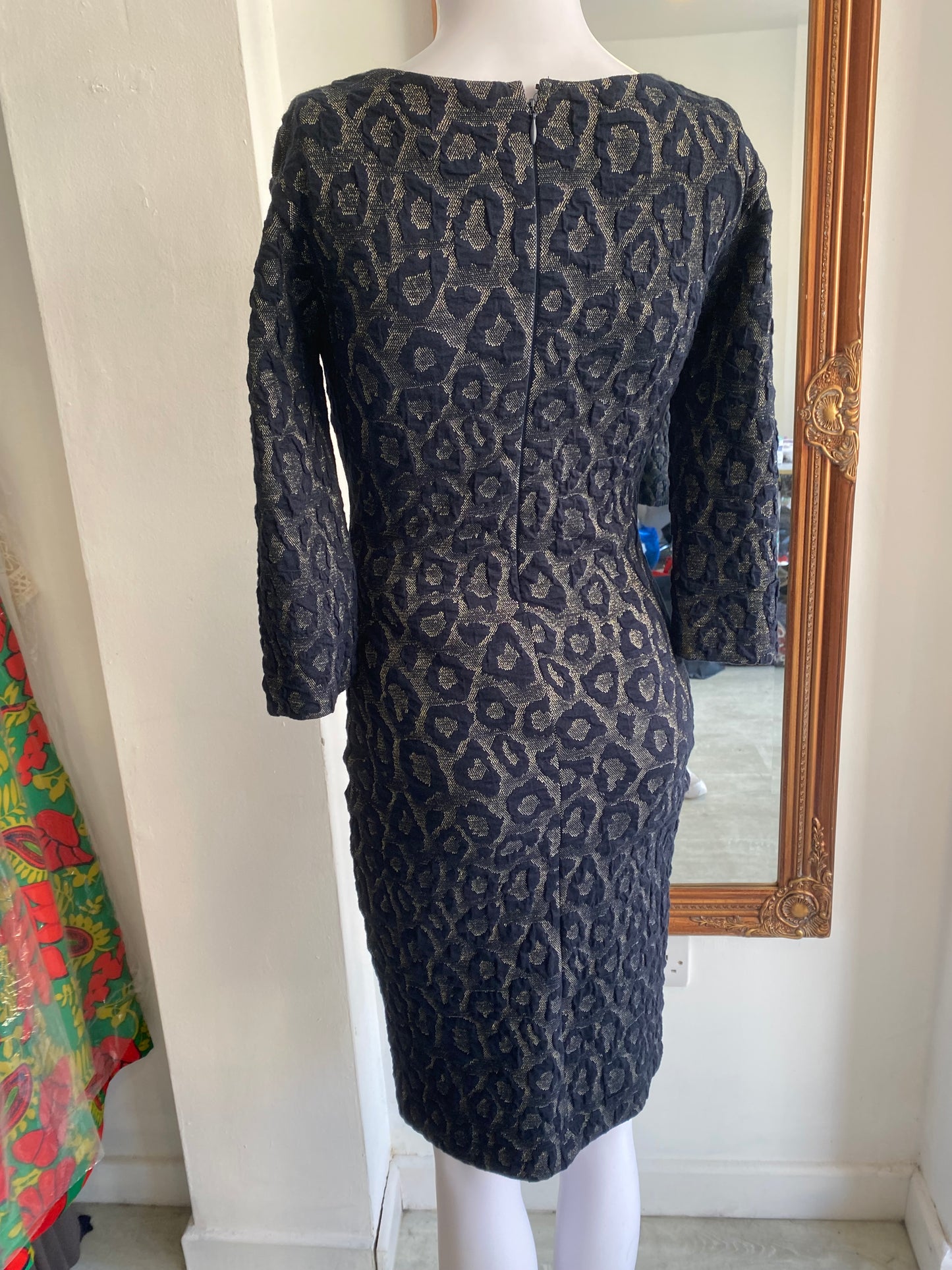 Reiss leopard print dress size 6