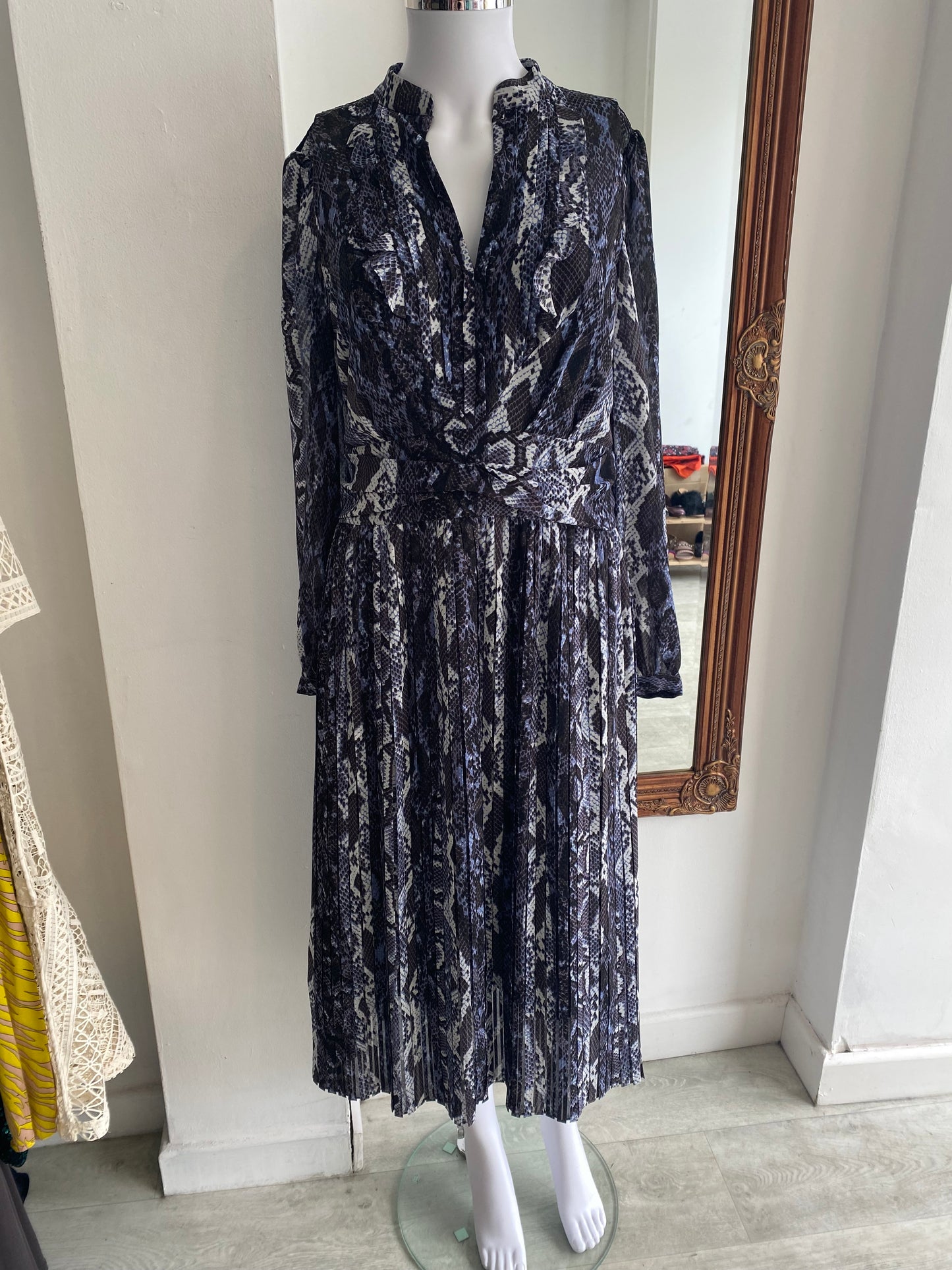 Karen Millen snake print dress size 12