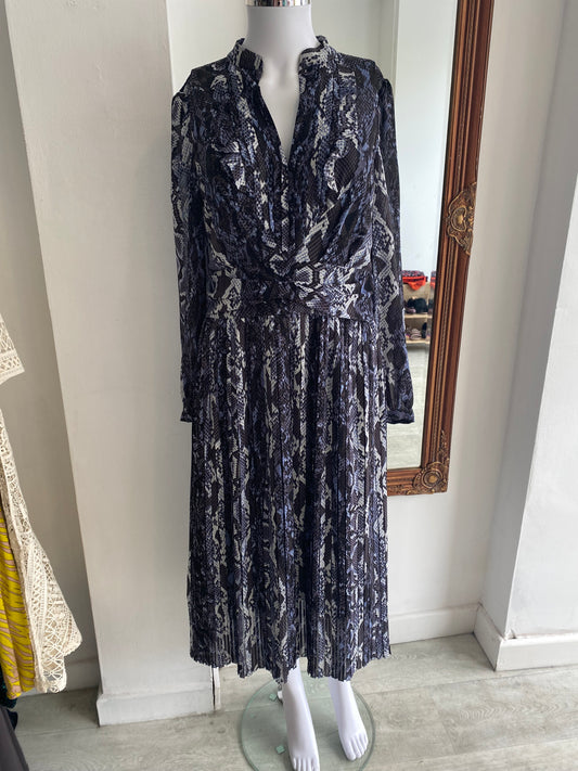 Karen Millen snake print dress size 12