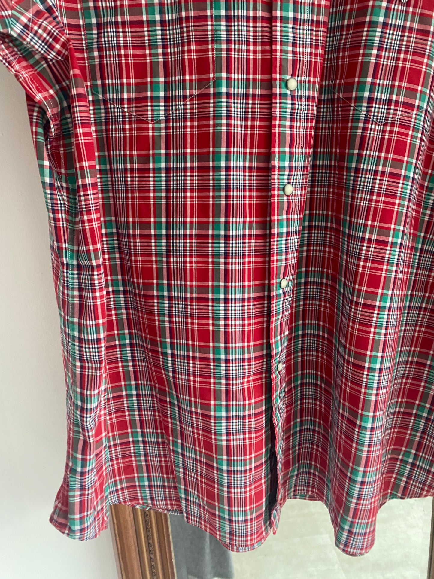 Polo Ralph Lauren Checked Red Shirt Size XL
