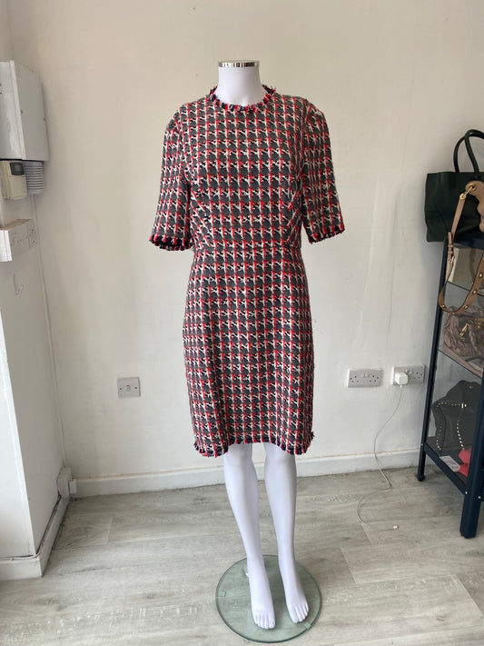 LK Bennett X Linton Tweed Dress Size 12