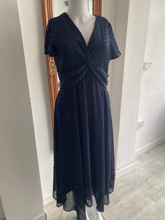 Roman Petite navy dress size 10