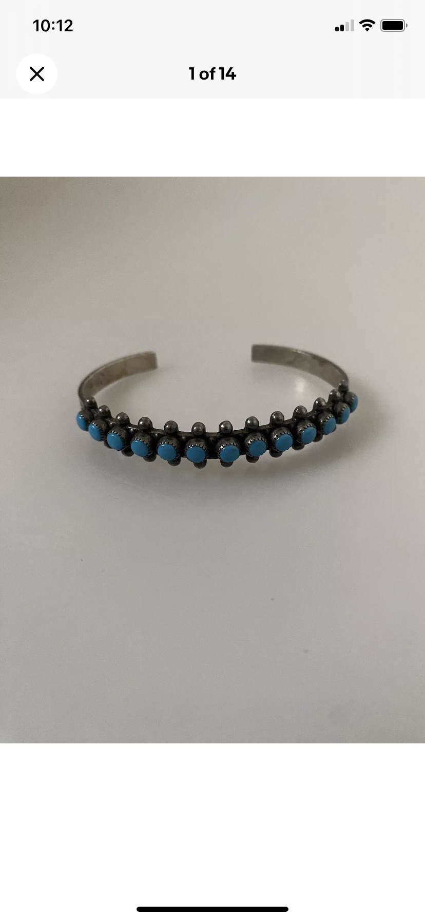 Zuni Snake Eye Bracelet