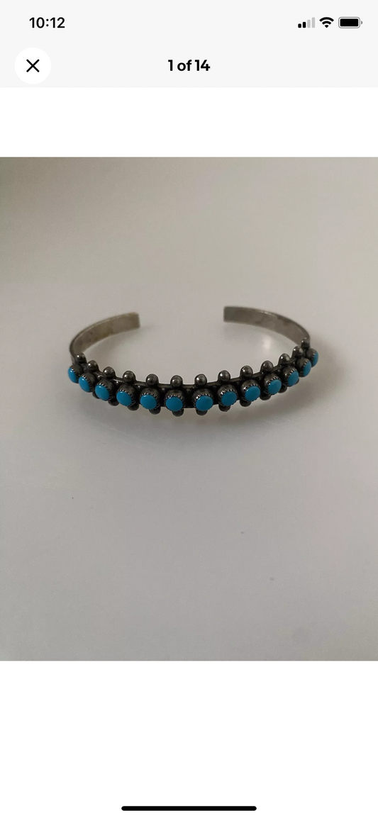 Zuni Snake Eye Bracelet