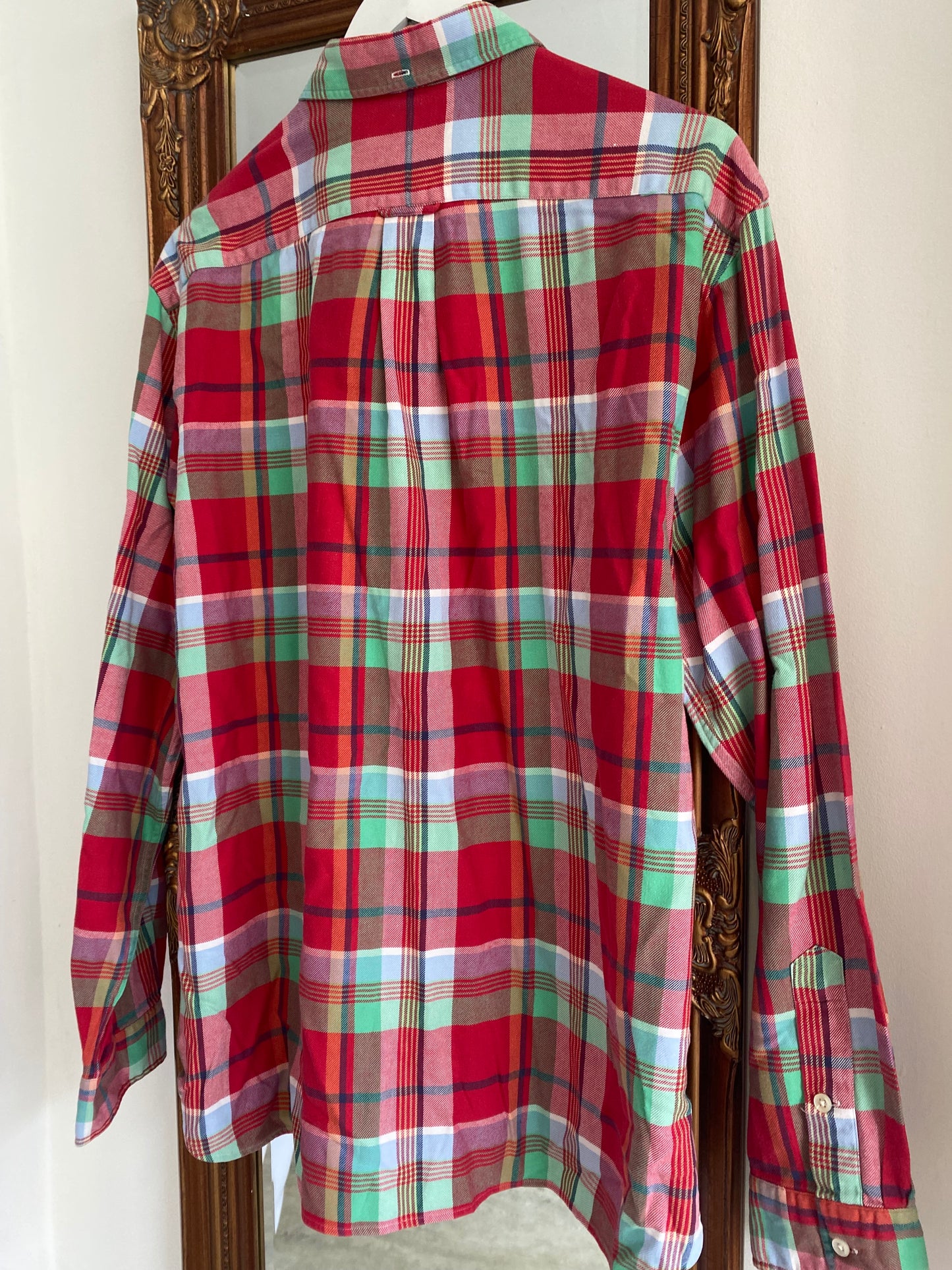 Polo Ralph Lauren Red Checked Shirt Size XL