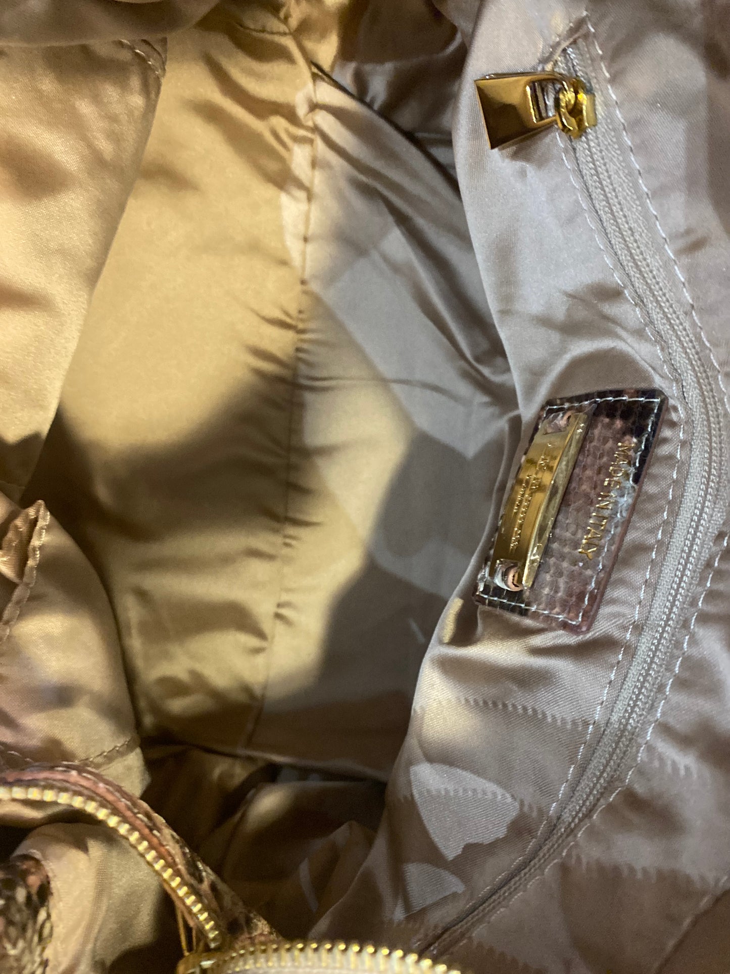 LK Bennett Faux Snake Leather Handbag