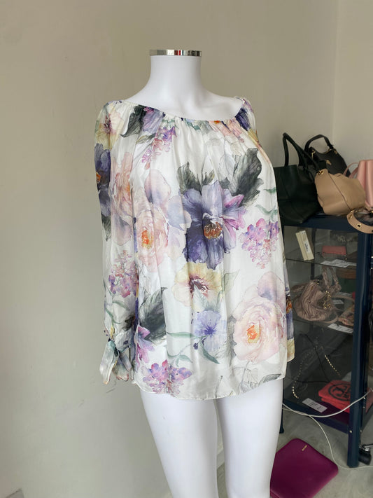 Made in Italy Floral Top Size 12-14