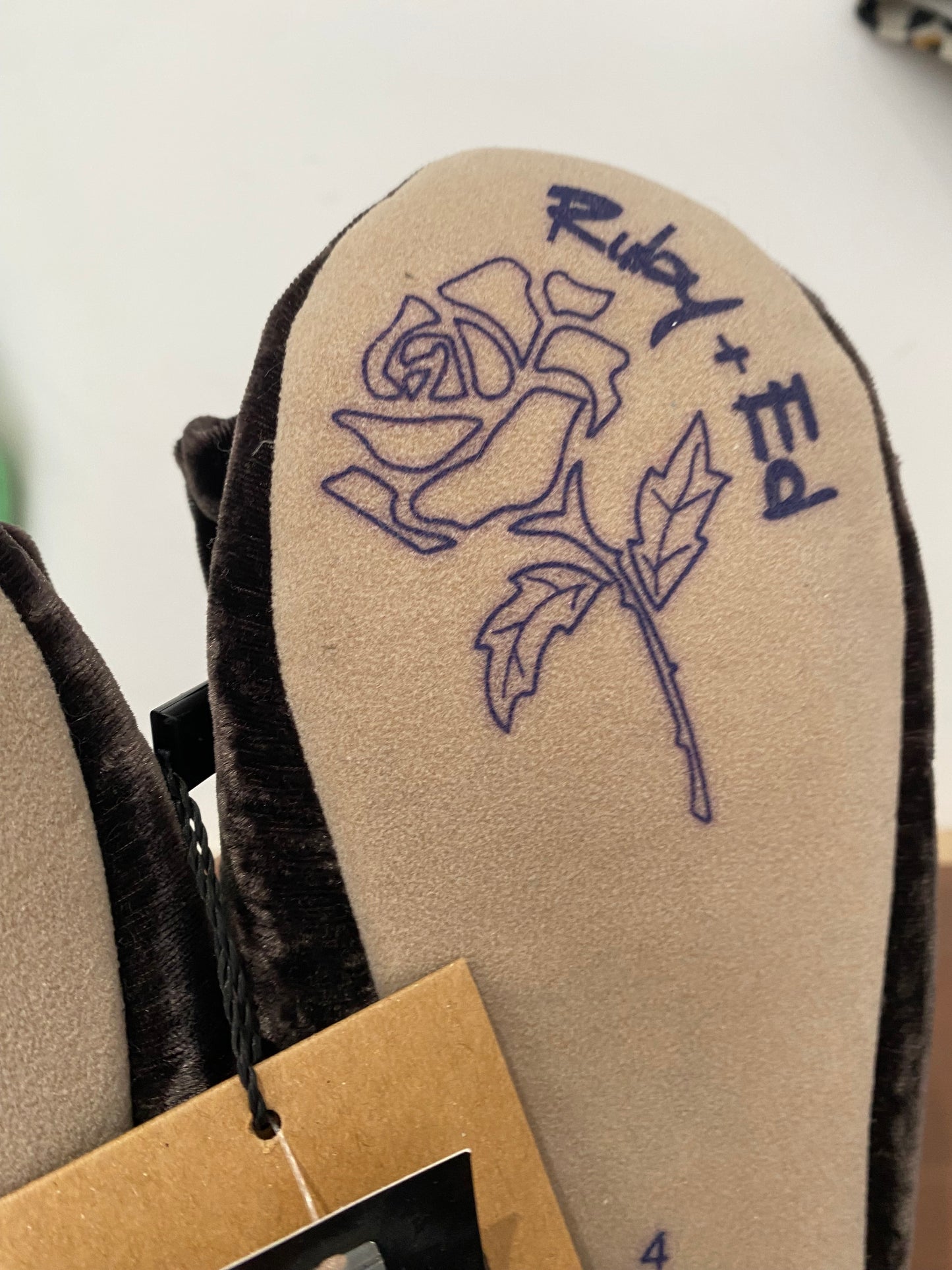 Ruby and Ed Slippers size 4