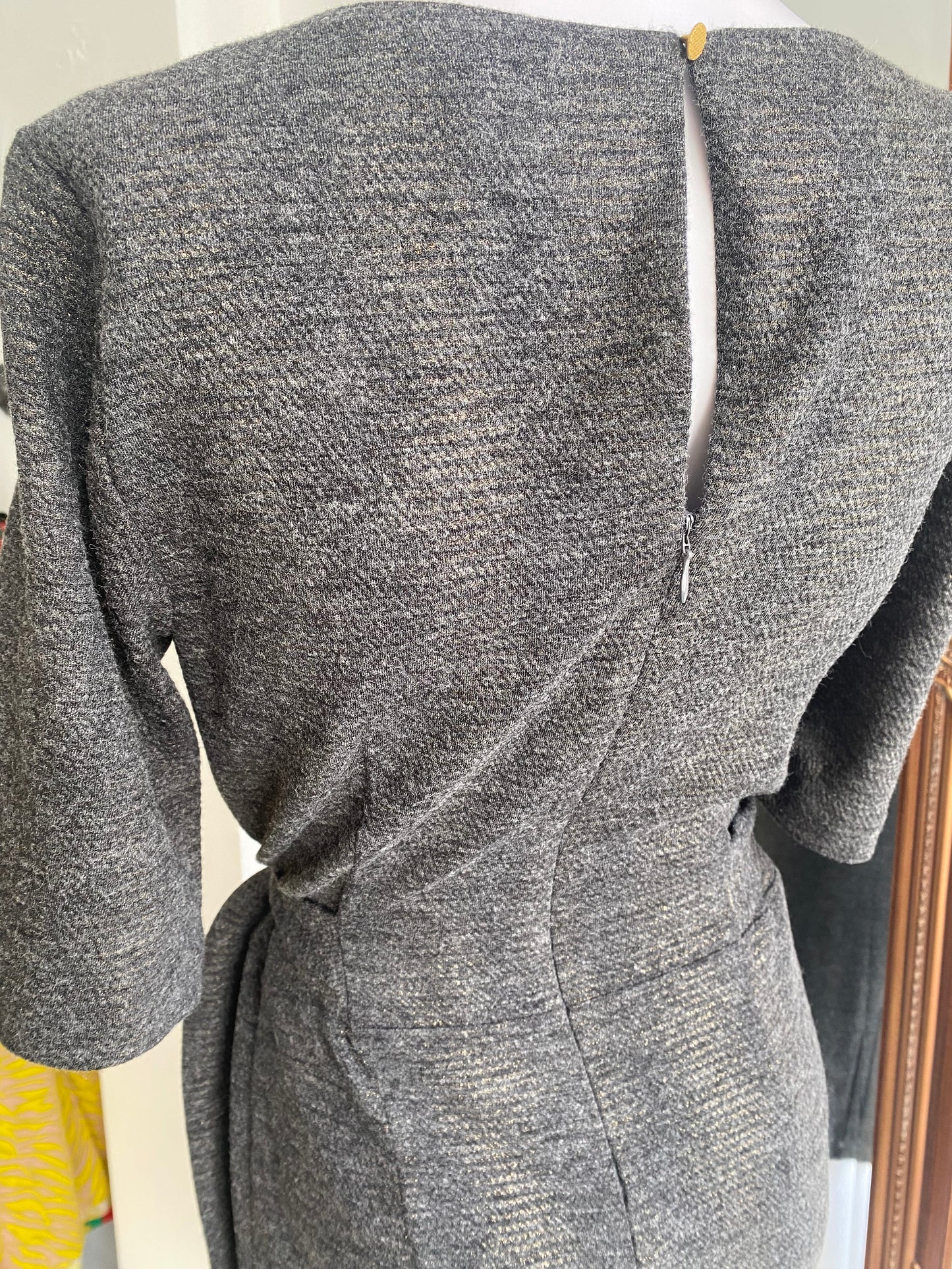 Terre Bleue dark greymetallic dress size 8