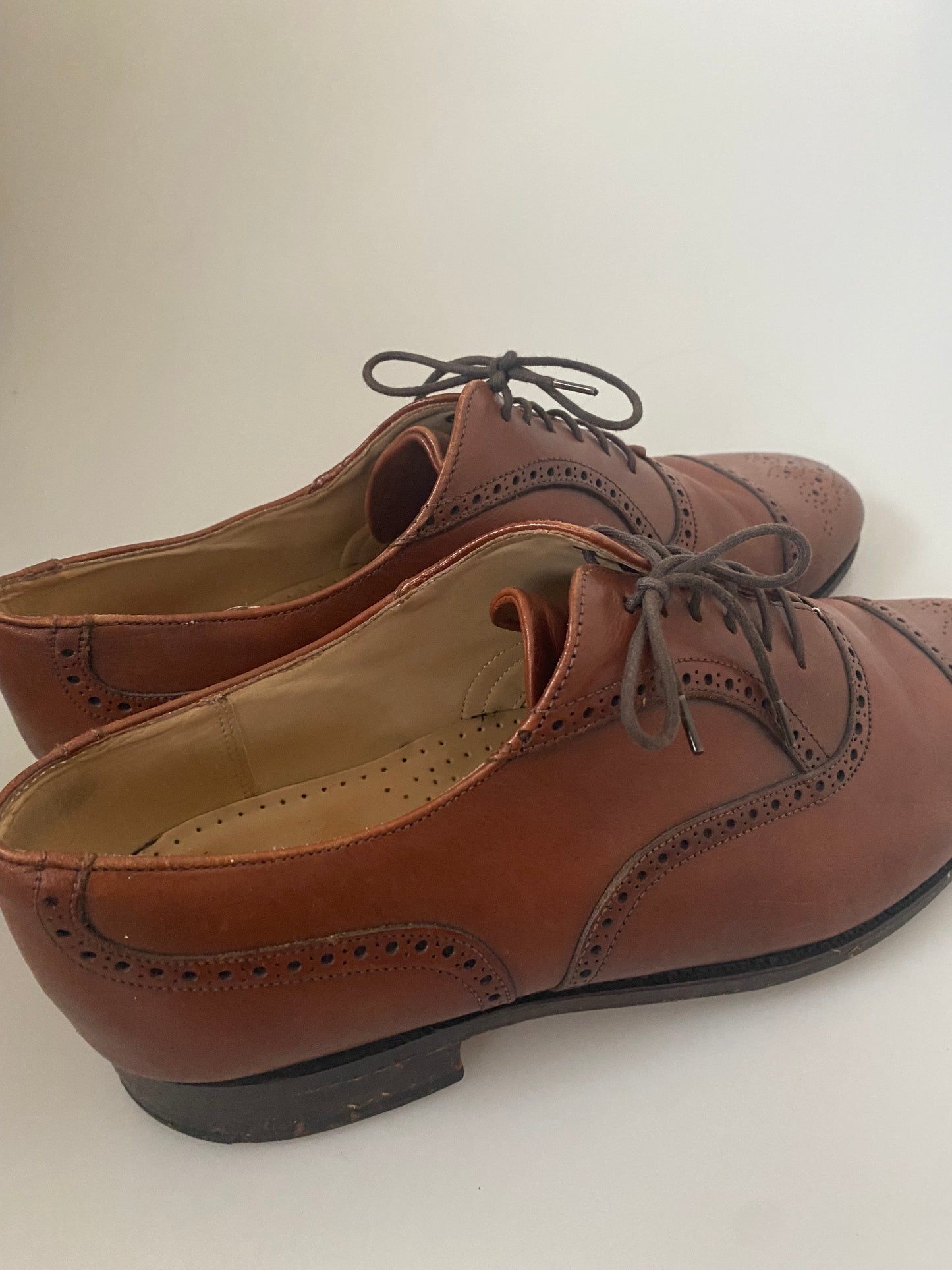 Grenson Brown Leather Brogues Size 10.5