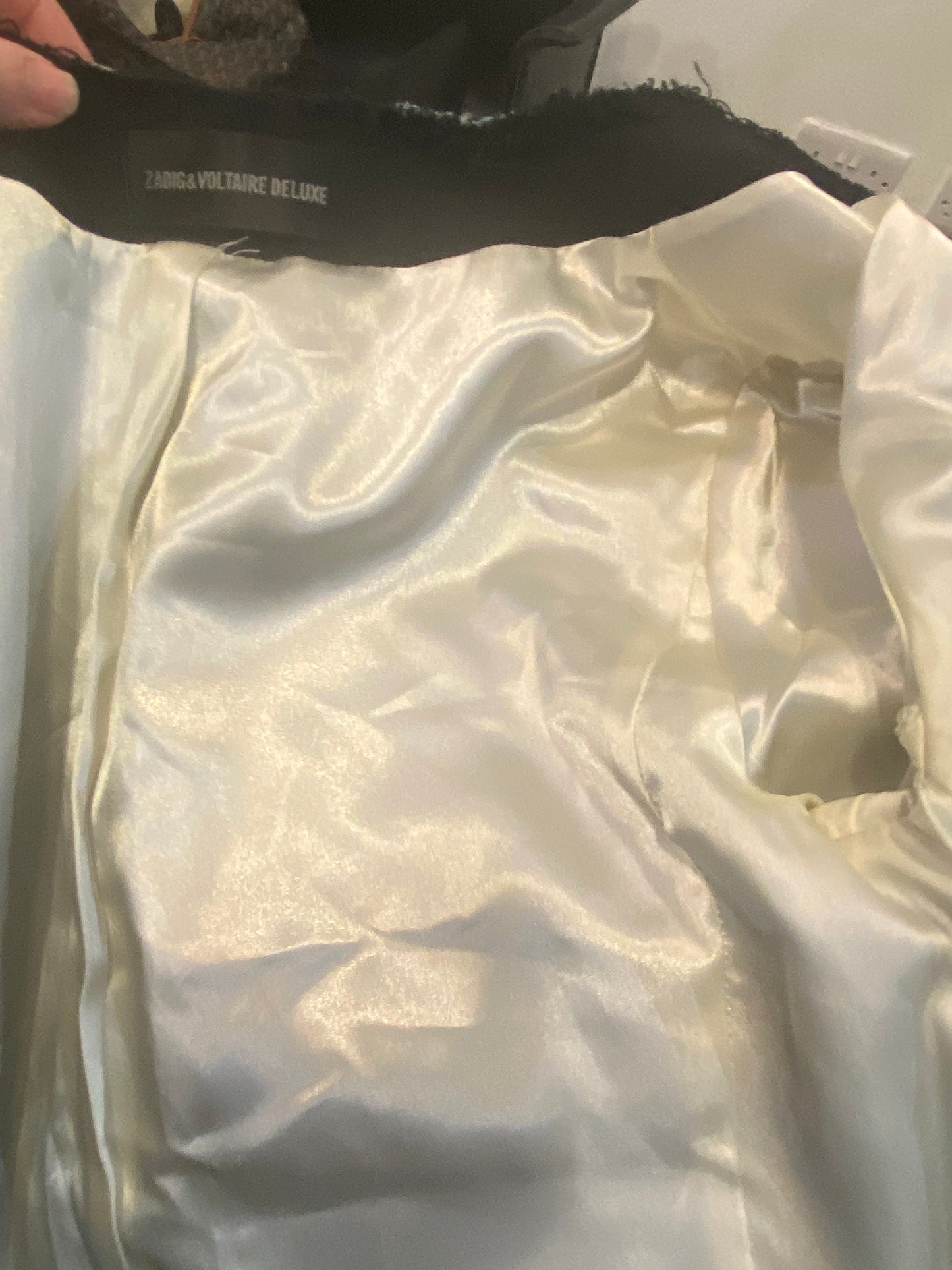 Zadig and Voltaire Deluxe Black Jacket Size Medium