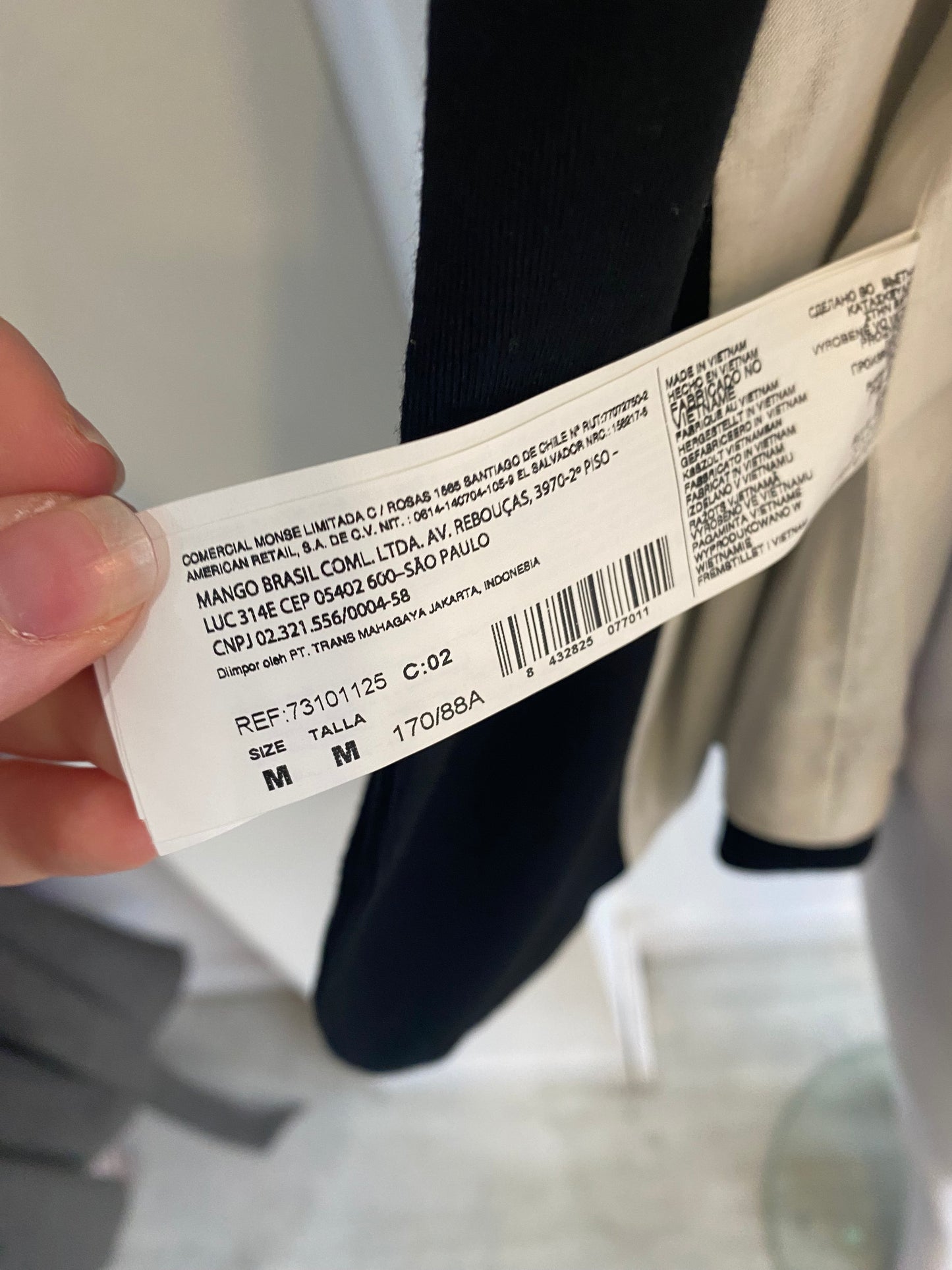 Mango Black Blazer Size Medium 10-12