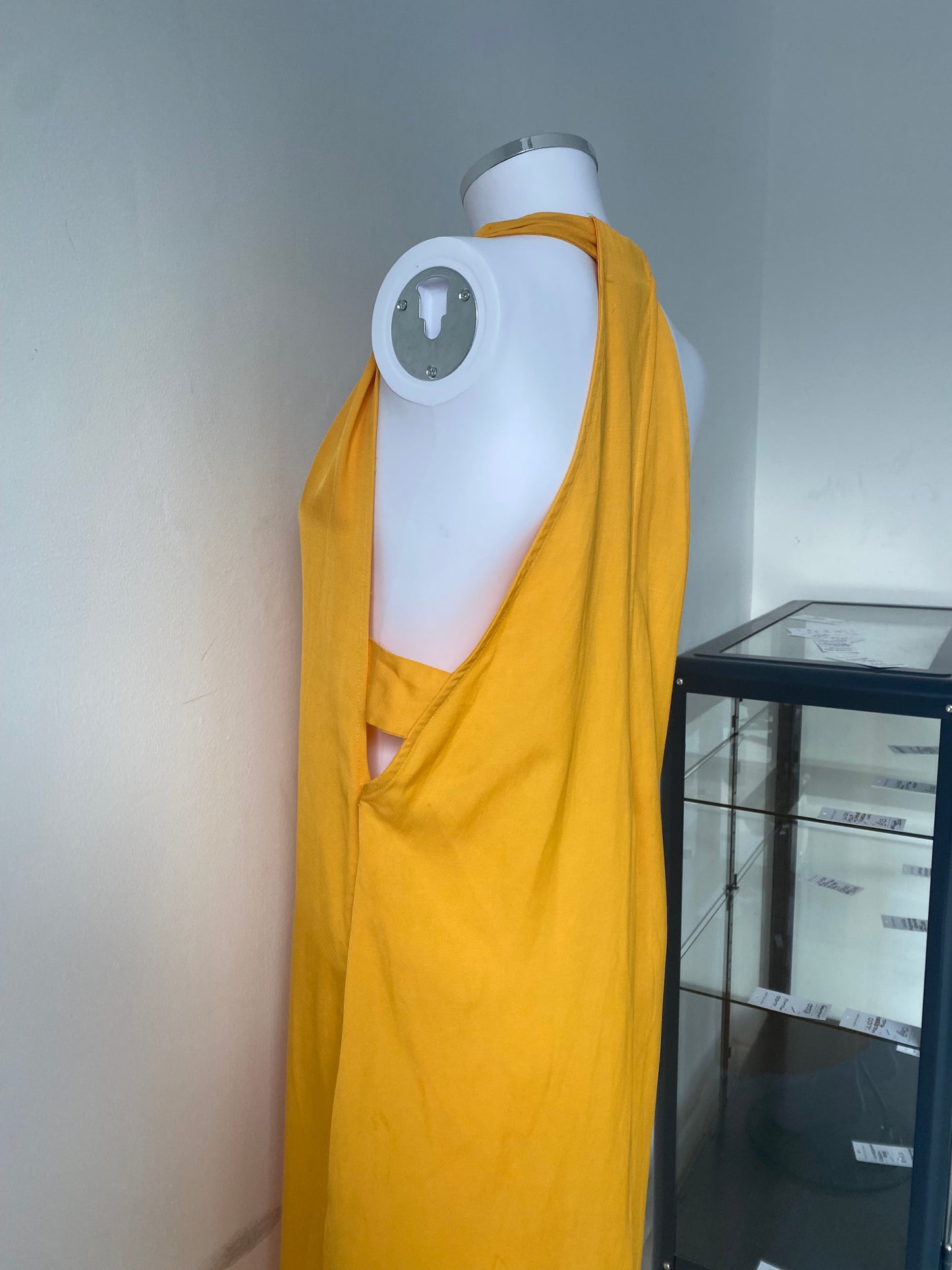 Reiss Orange Maxi Dress Size 12